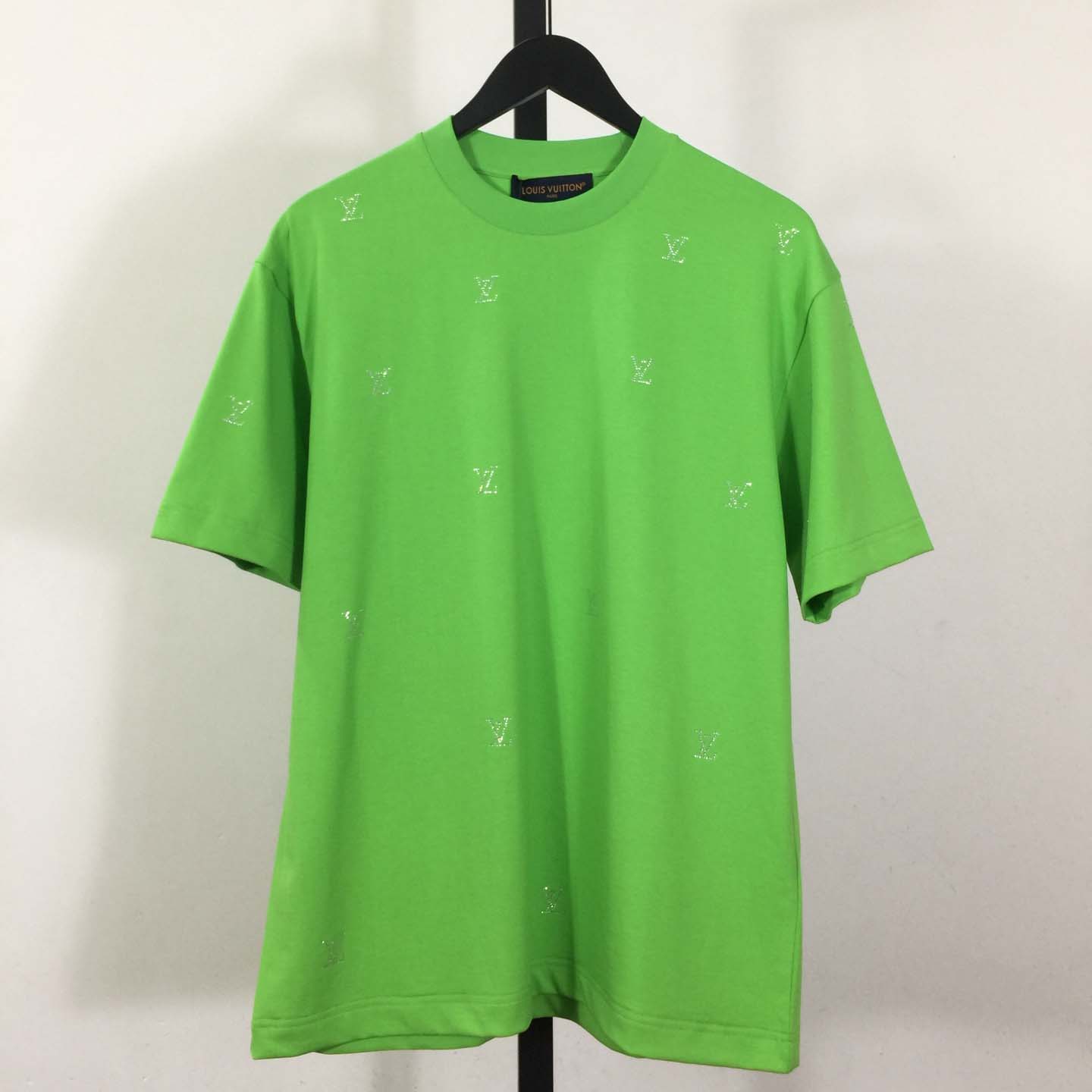 Louis Vuitton Crystal Embellished Cotton T-Shirt  - DopestKickz