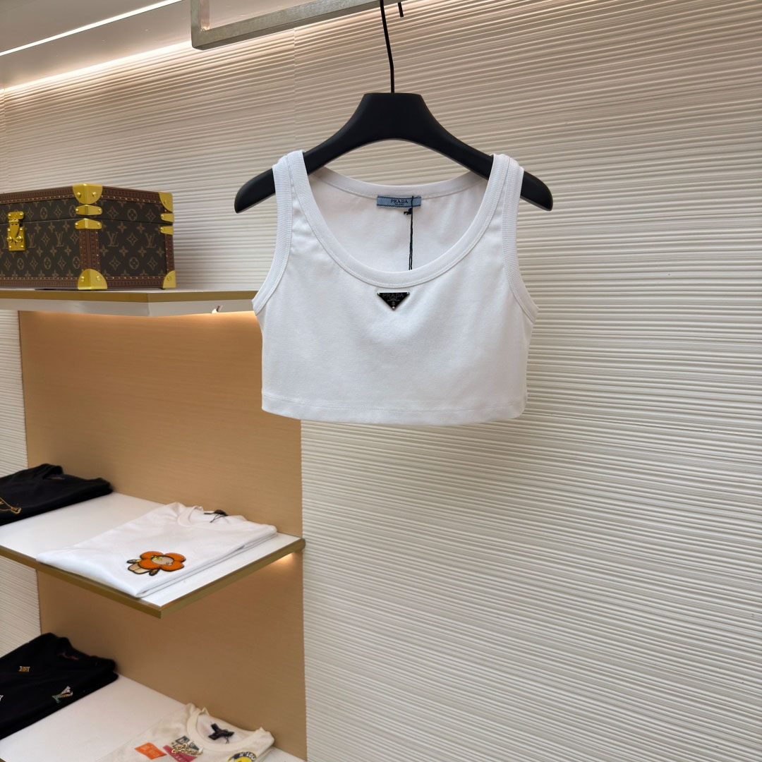 Prada Jersey Cropped Top - DopestKickz