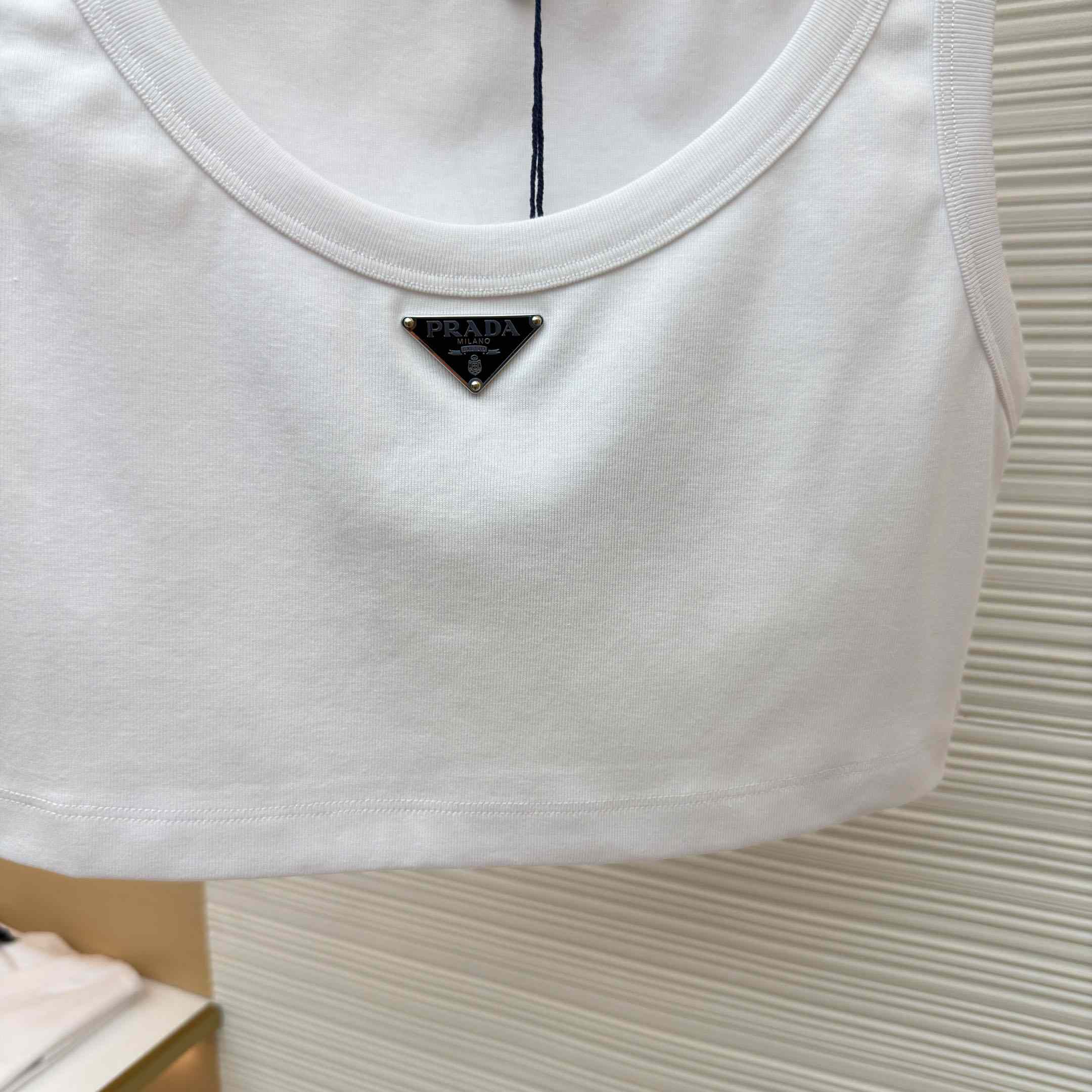 Prada Jersey Cropped Top - DopestKickz