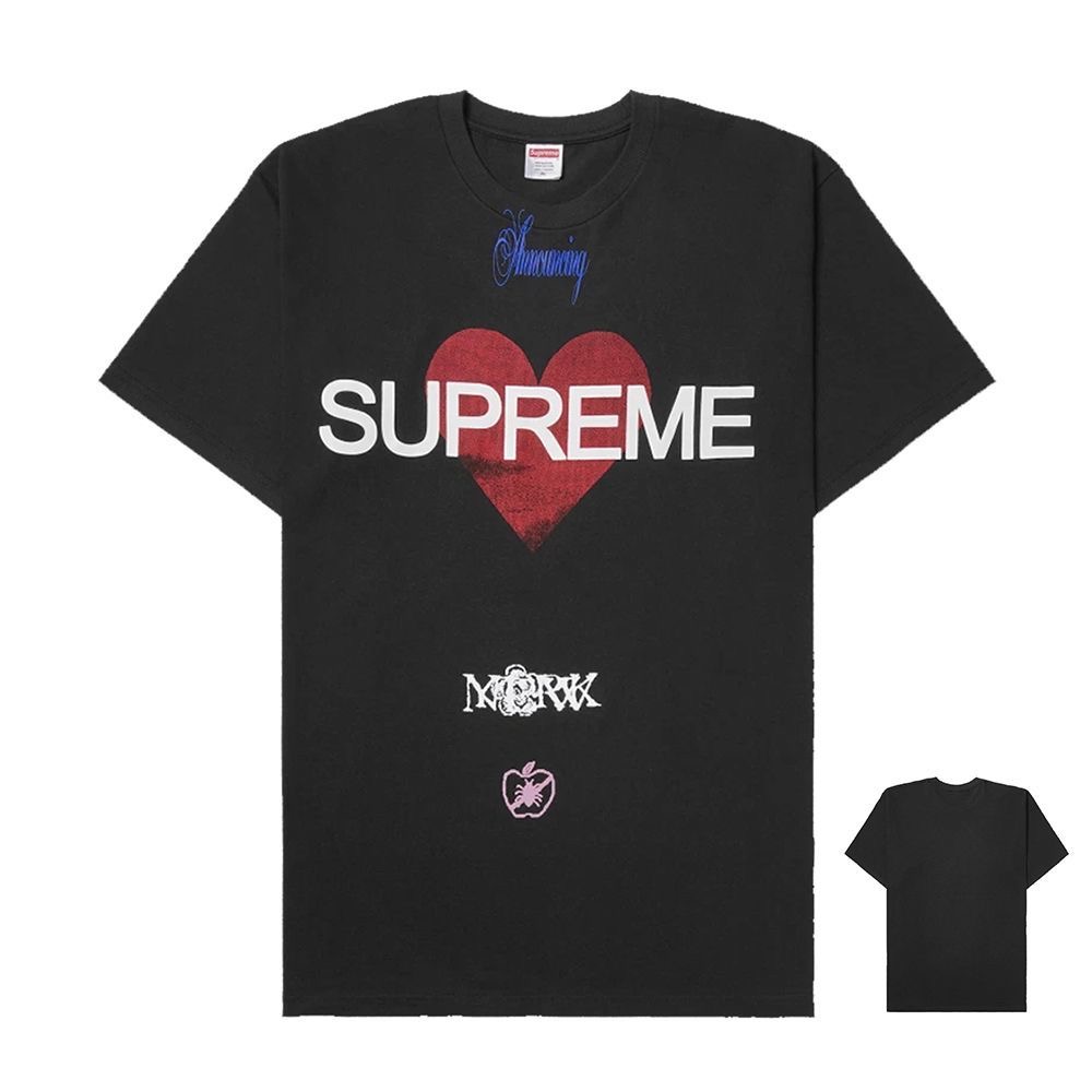Supreme Announcing Tee 'Black' - DopestKickz