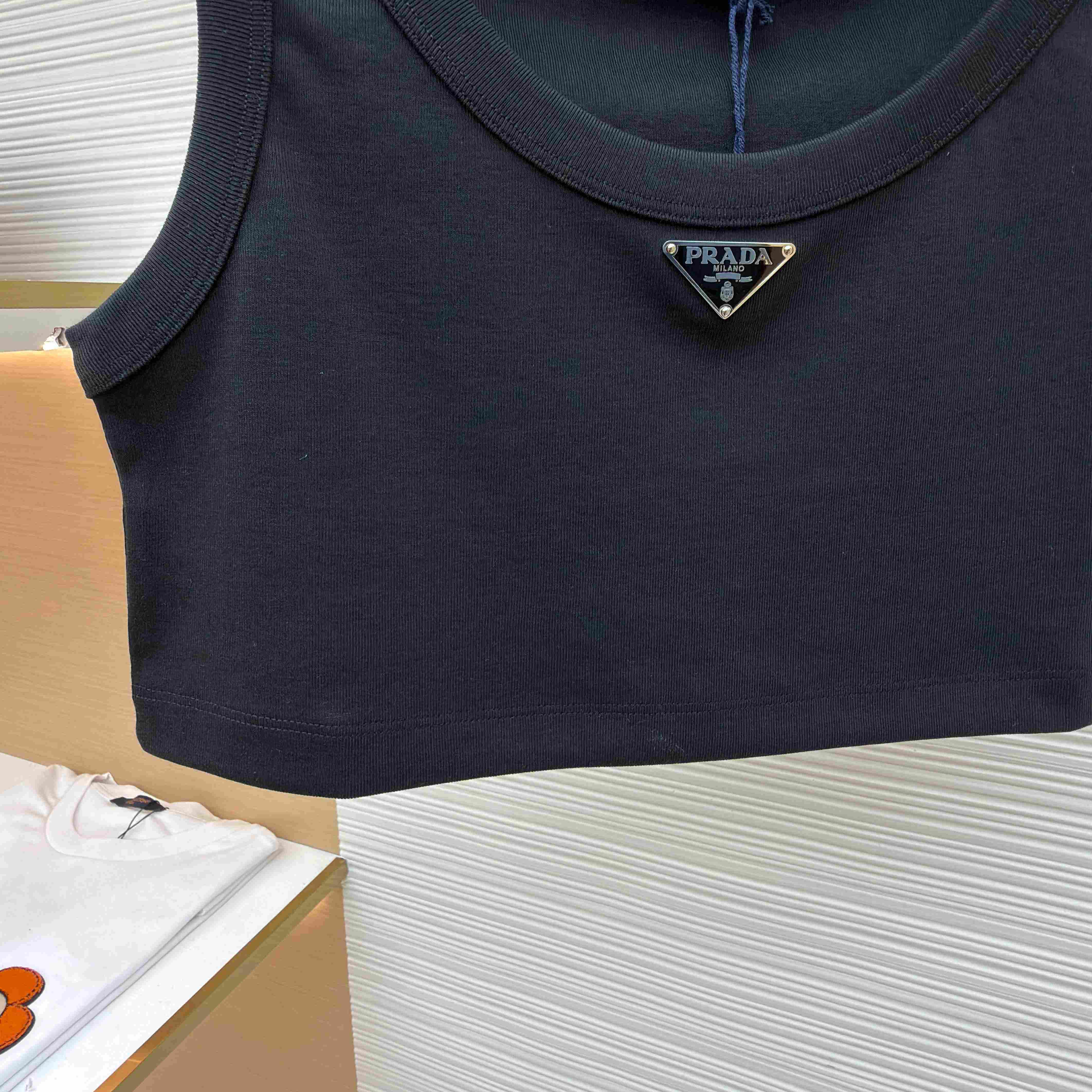 Prada Jersey Cropped Top - DopestKickz