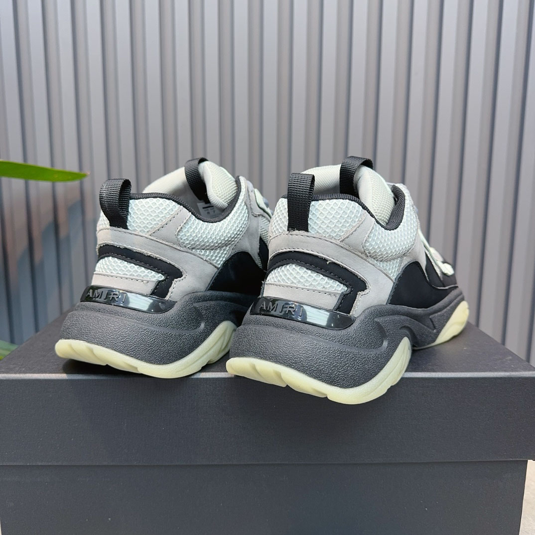 Amiri Bone Runner 'Black Grey' - DopestKickz