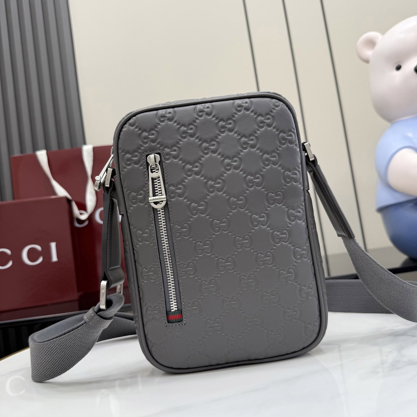Gucci GG Emblem Small Crossbody Bag 850238 - DopestKickz
