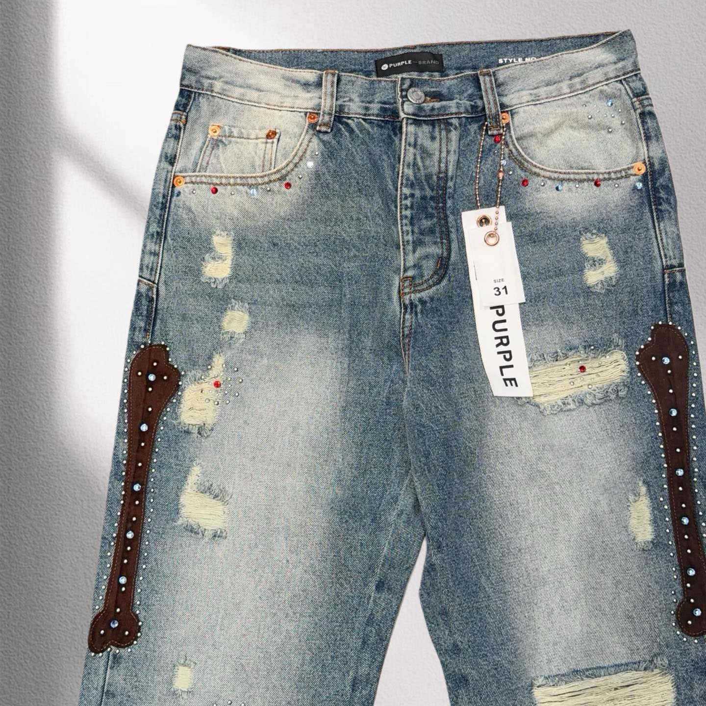 Purple-Brand Jeans 8376 - DopestKickz