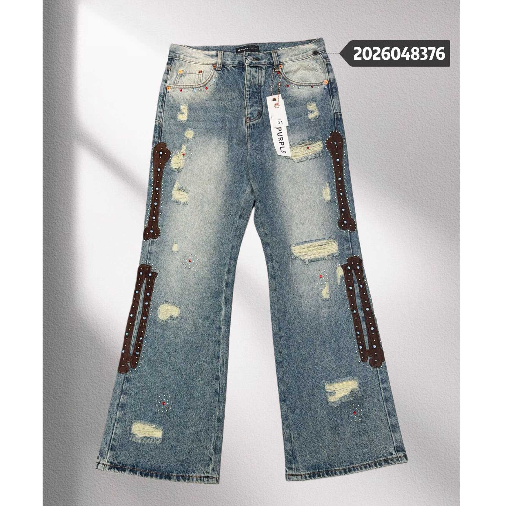 Purple-Brand Jeans 8376 - DopestKickz