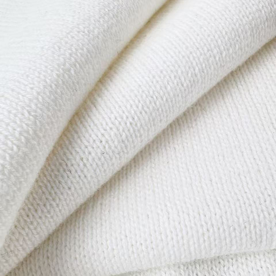 Fendi White Cotton And Cashmere Jumper - DopestKickz