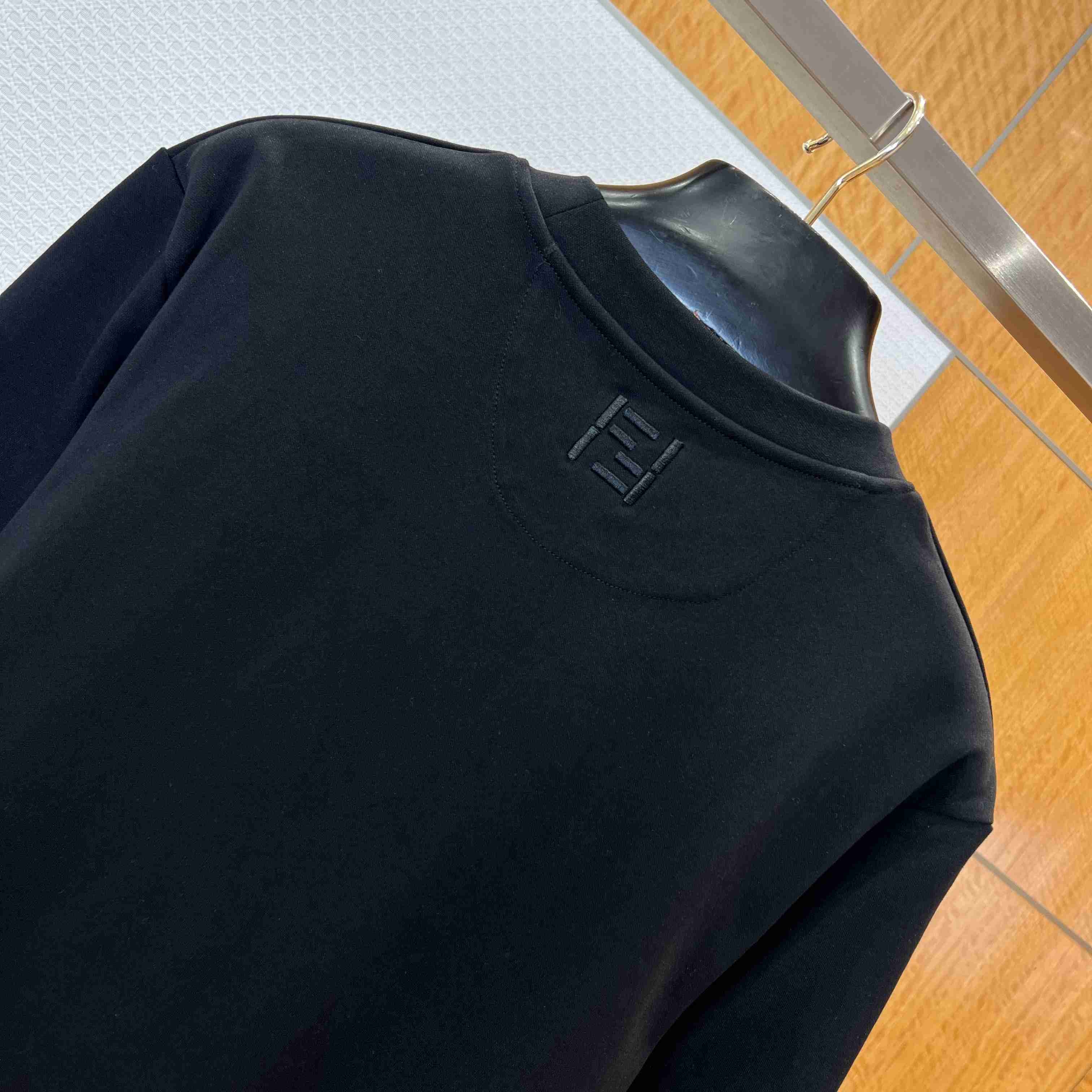Fendi Black Cotton T-shirt - DopestKickz
