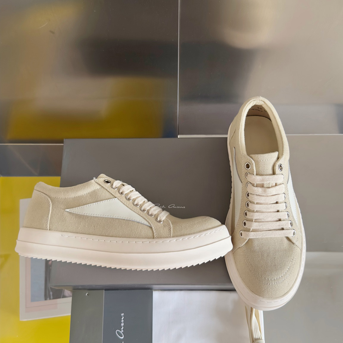Rick Owens DRKSHDW Vintage Sneaks - DopestKickz