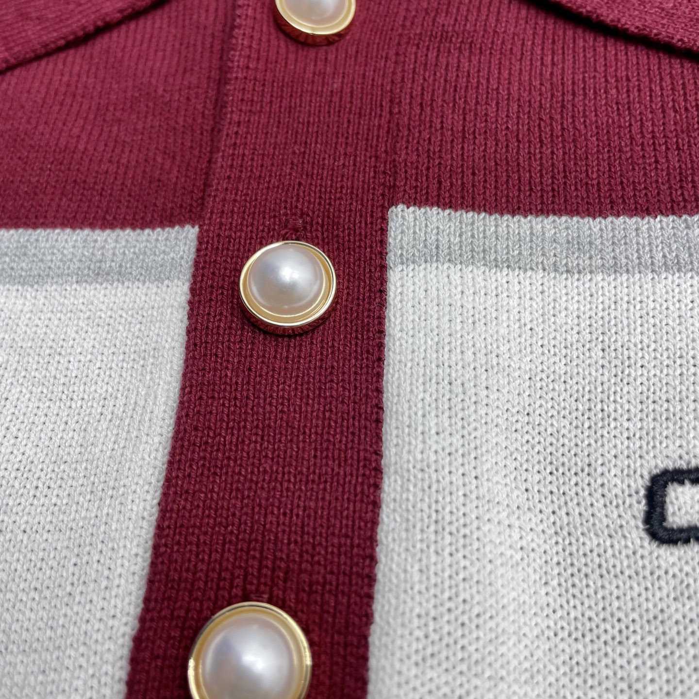 Casablanca  Stripe Merino Knit Polo D0204 - DopestKickz