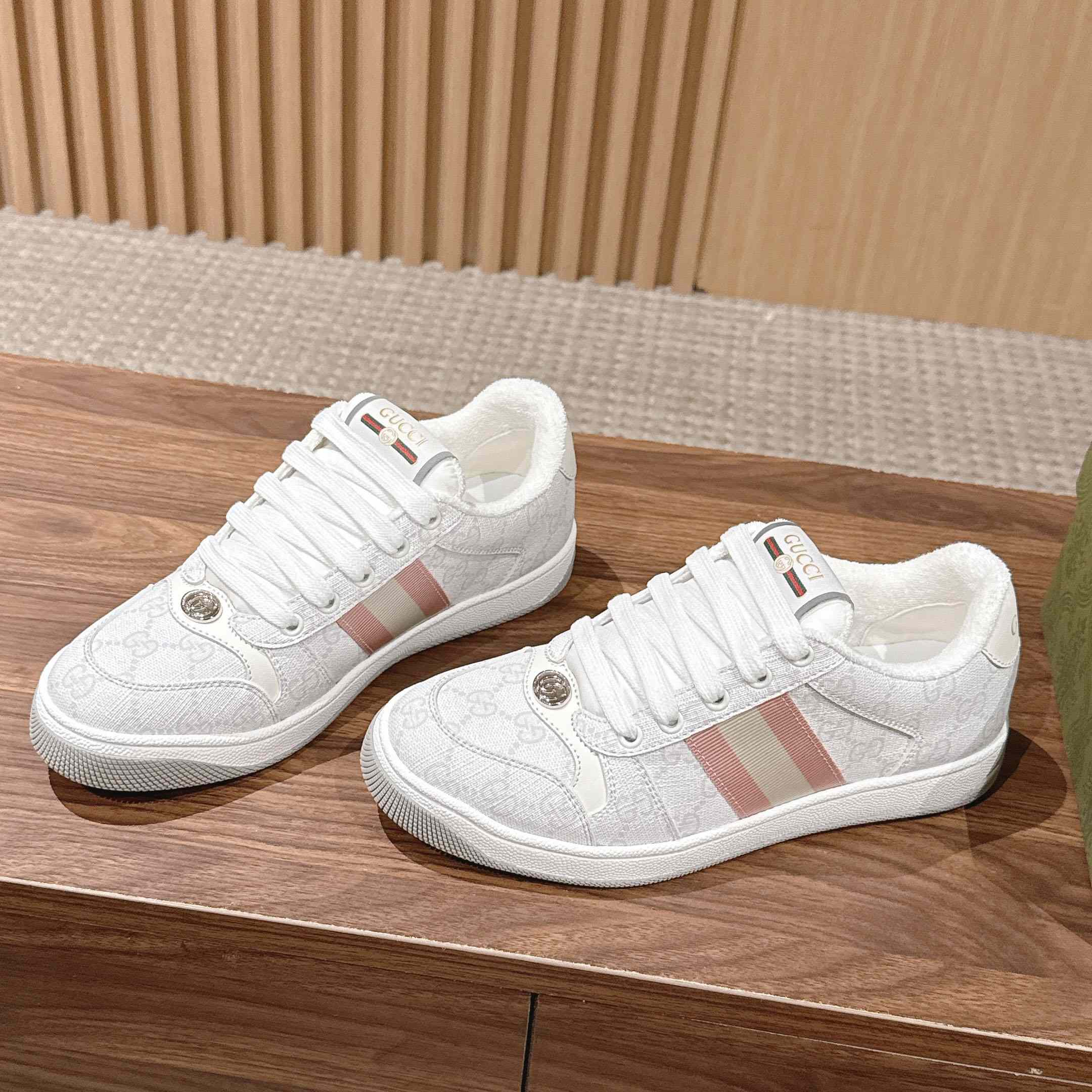 Gucci Screener GG Canvas Sneakers - DopestKickz
