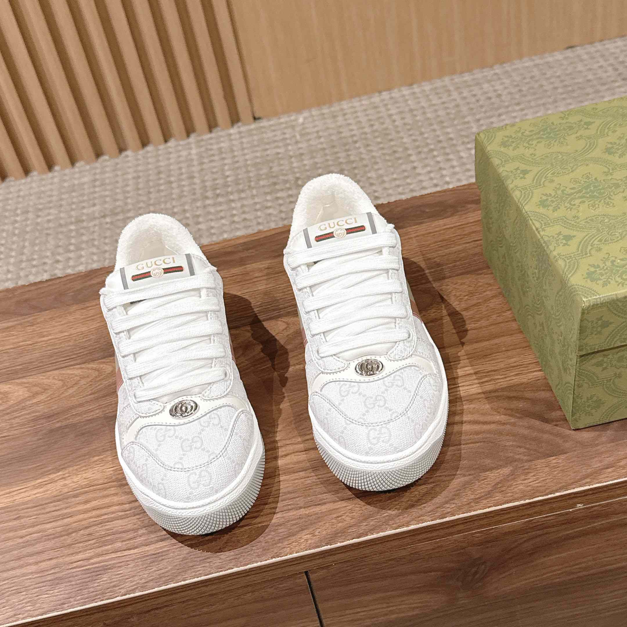 Gucci Screener GG Canvas Sneakers - DopestKickz