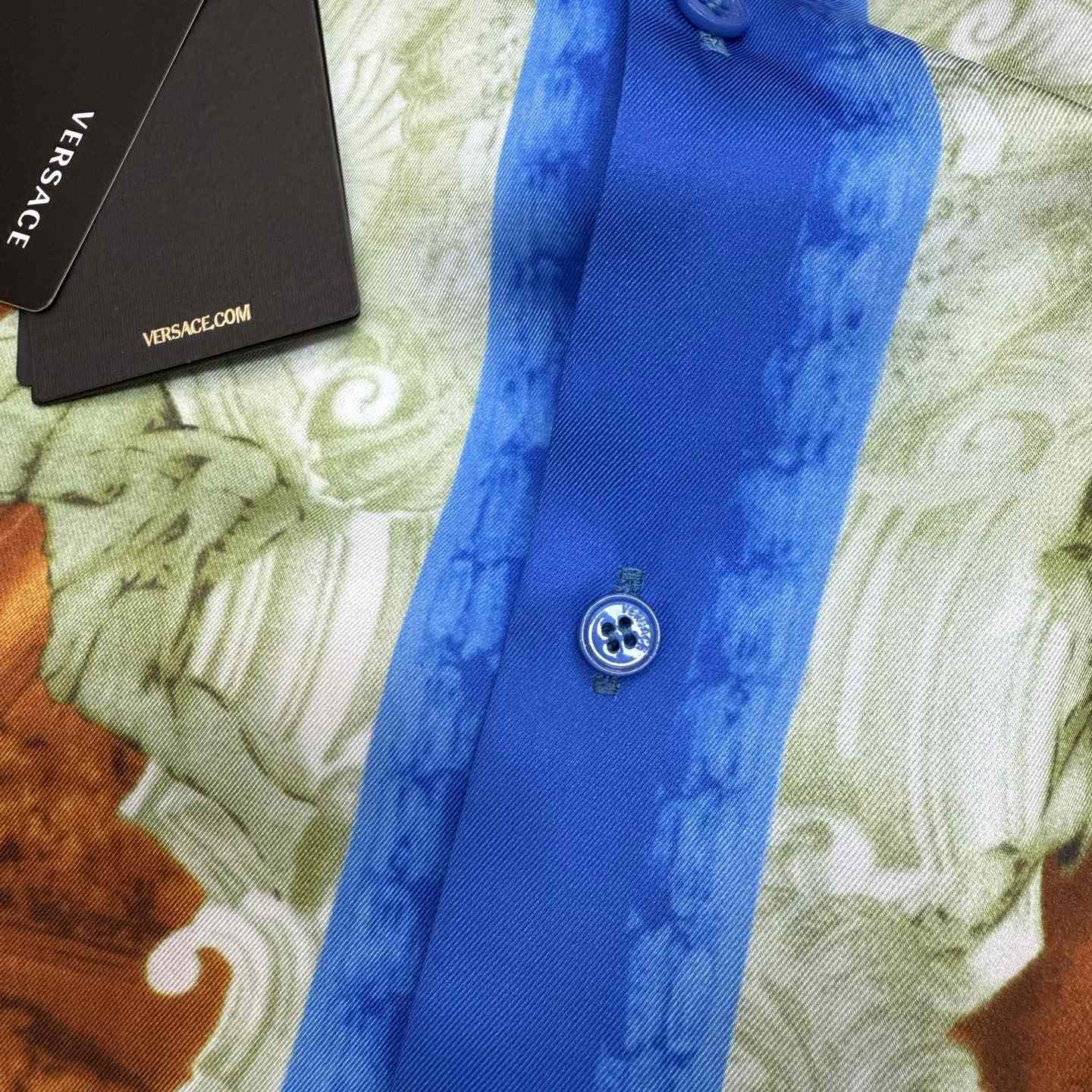 Versace  Printed Silk Twill Slim Shirt - DopestKickz
