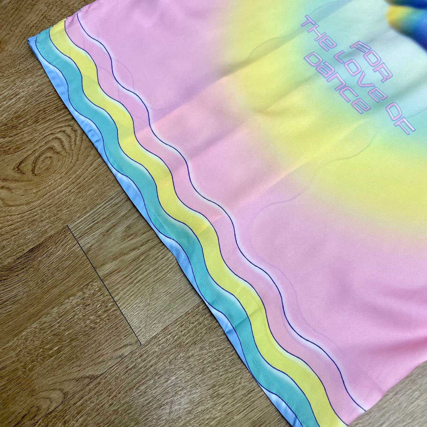 Casablanca Pink & Yellow 'For The Love Of Dance' Short Sleeve Shirt CA3575 - DopestKickz