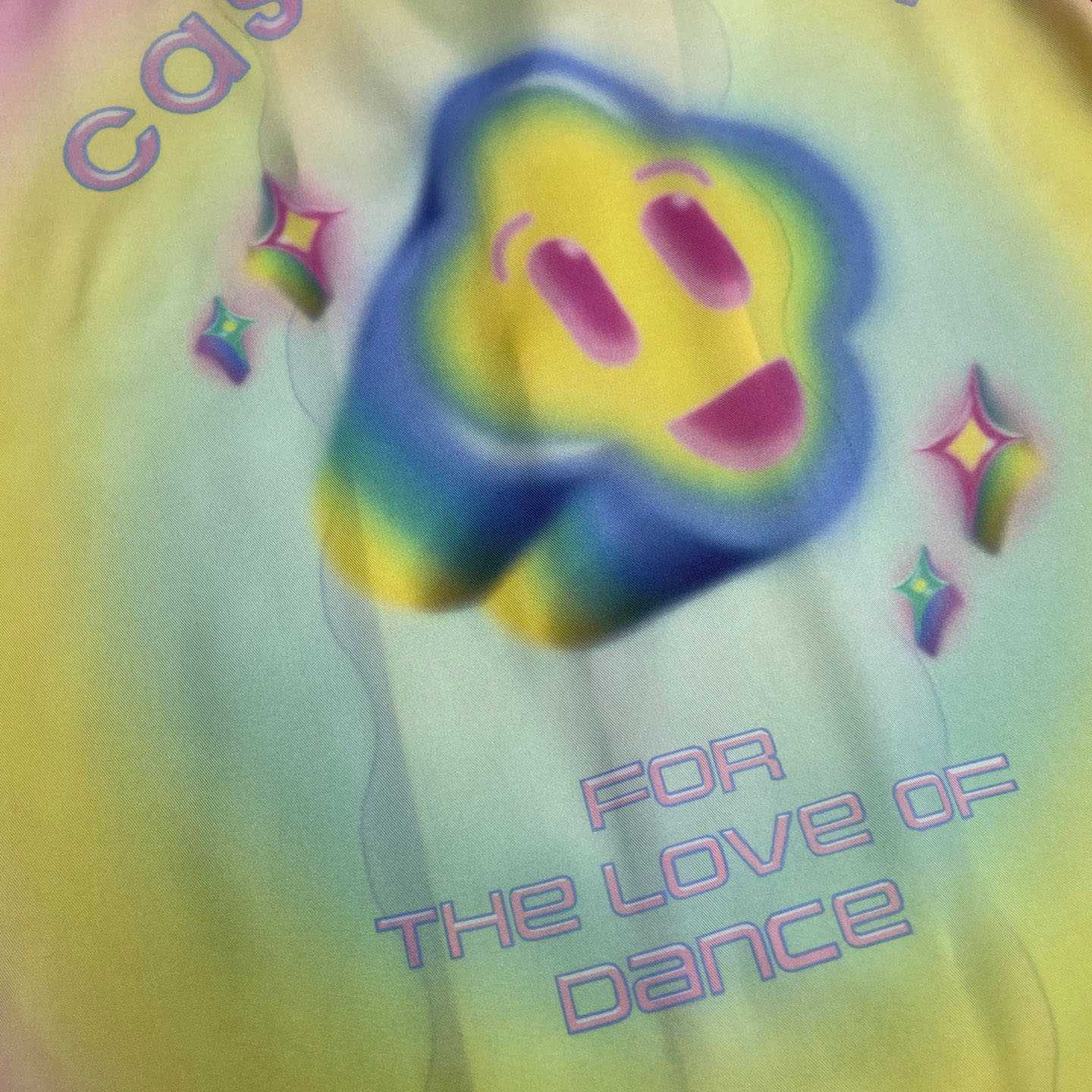 Casablanca Pink & Yellow 'For The Love Of Dance' Short Sleeve Shirt CA3575 - DopestKickz