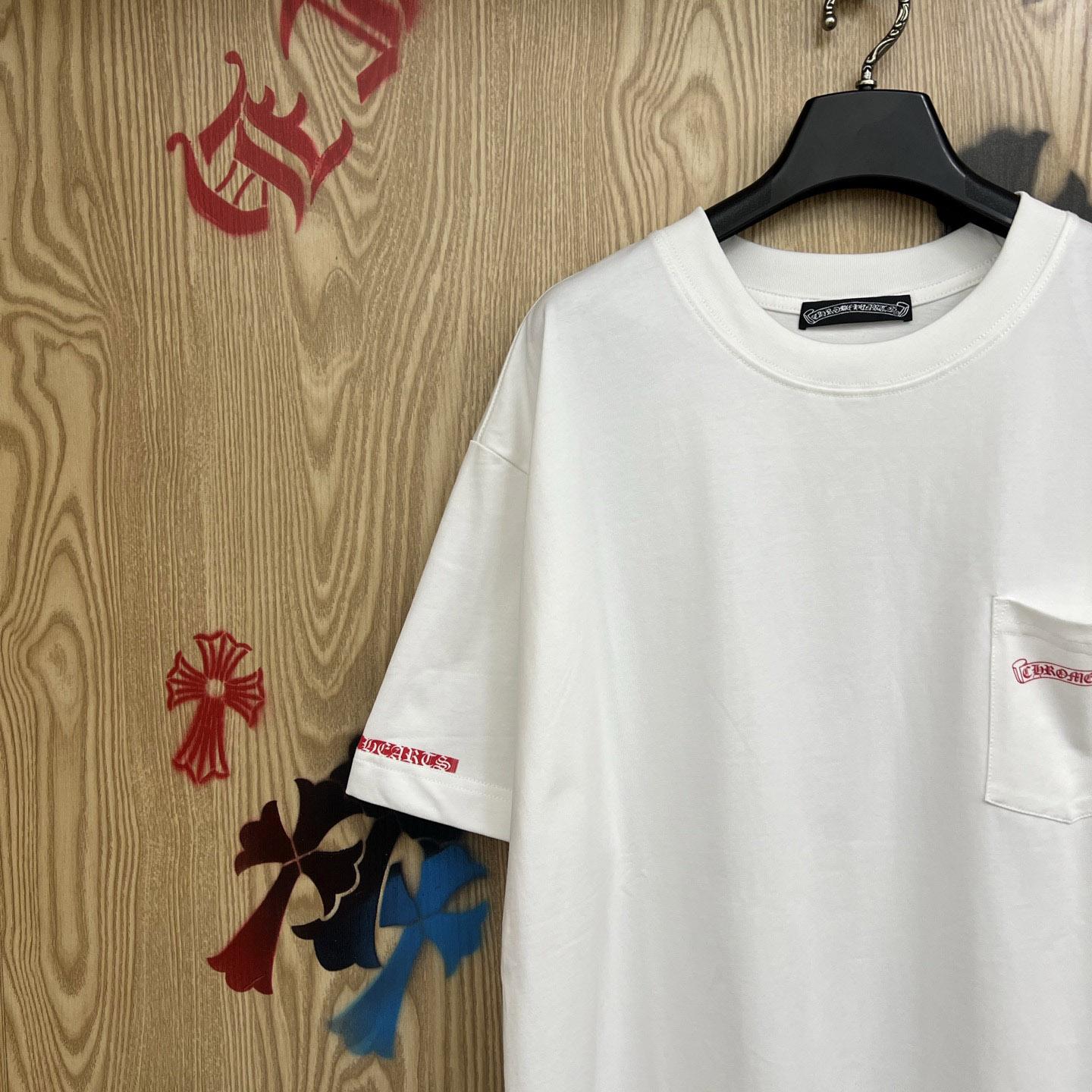 Chrome Hearts Vertical Logo T-Shirt  'White' - DopestKickz