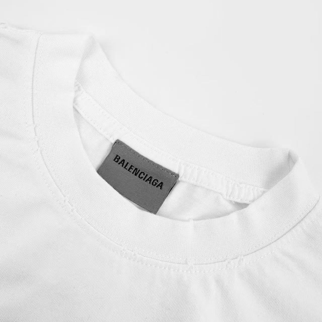 Balenciaga Messy Spray T-shirt In Cotton - DopestKickz
