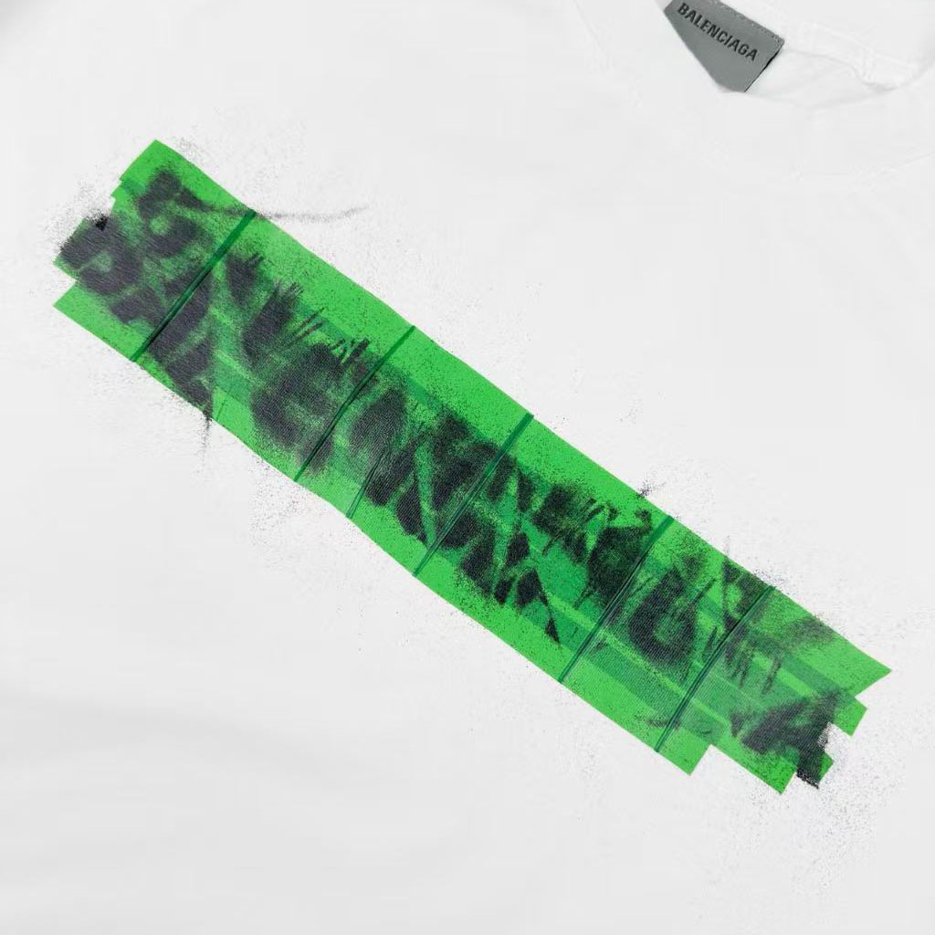 Balenciaga Messy Spray T-shirt In Cotton - DopestKickz