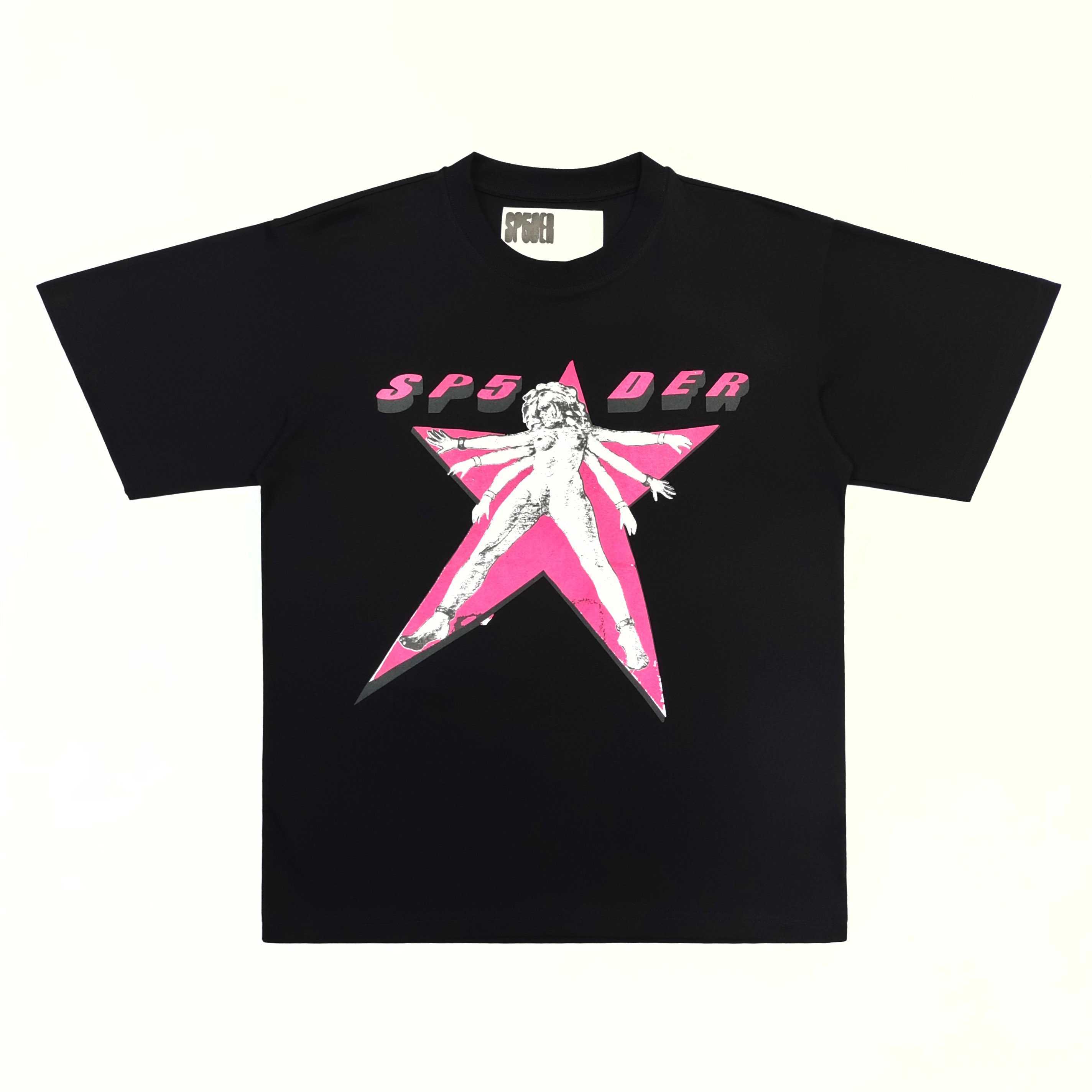 Sp5der Star Girl Tee 'Black' - DopestKickz