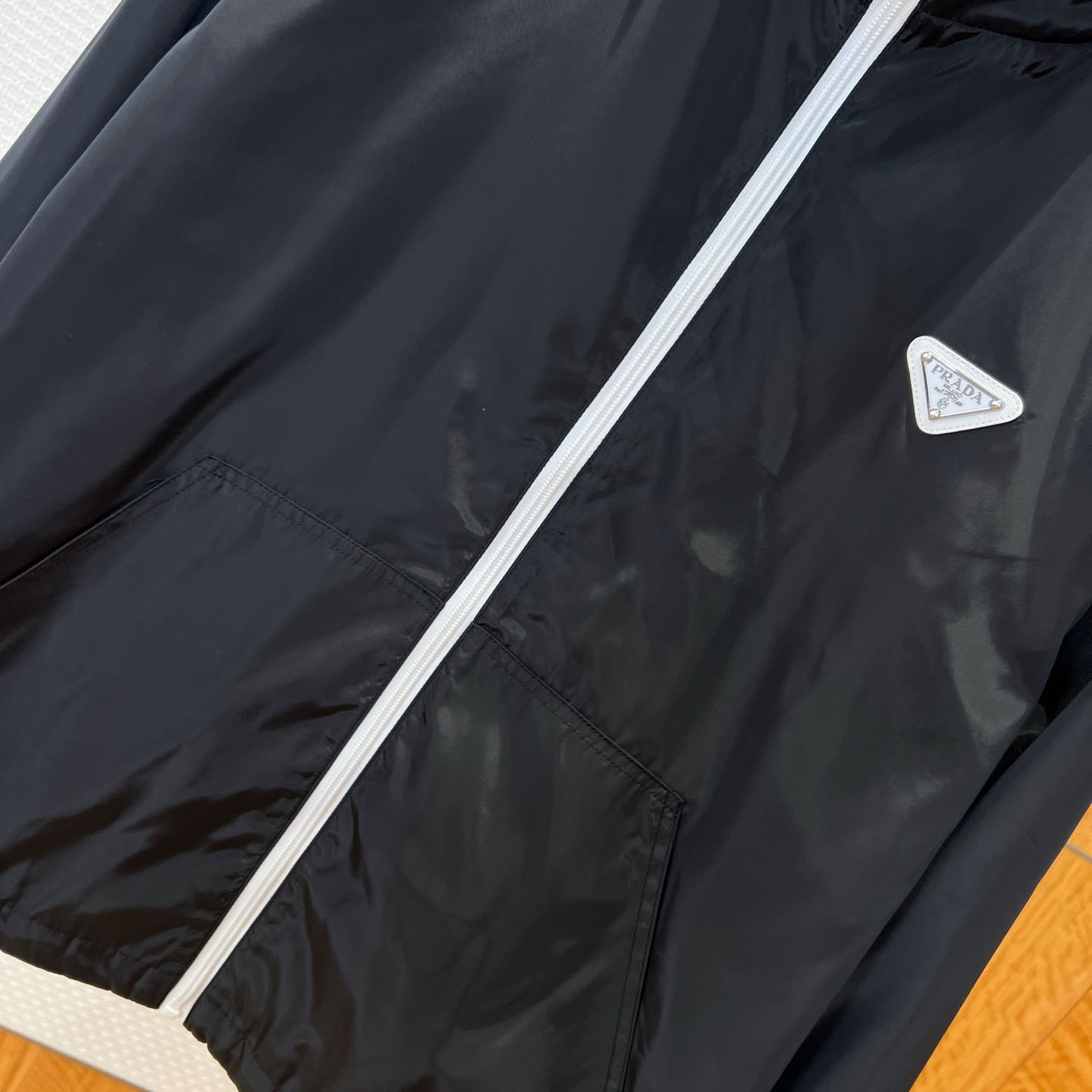 Prada Re-Nylon Track Jacket - DopestKickz