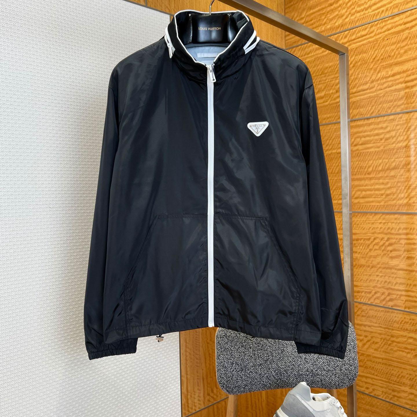 Prada Re-Nylon Track Jacket - DopestKickz