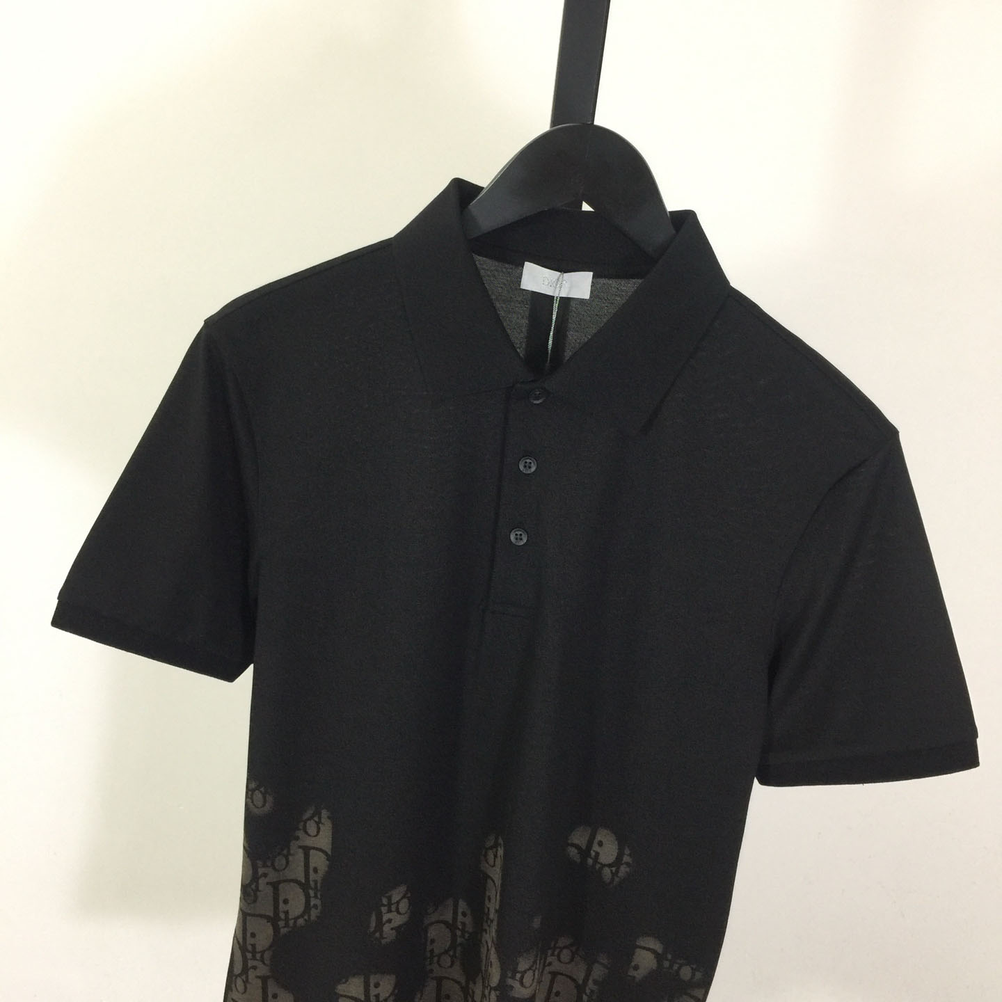 Dior Gradient Monogram Cotton Polo Shirt - DopestKickz