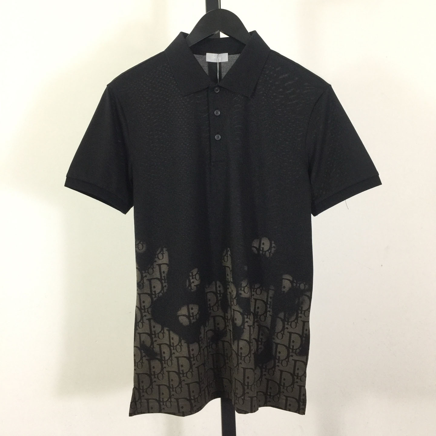Dior Gradient Monogram Cotton Polo Shirt - DopestKickz