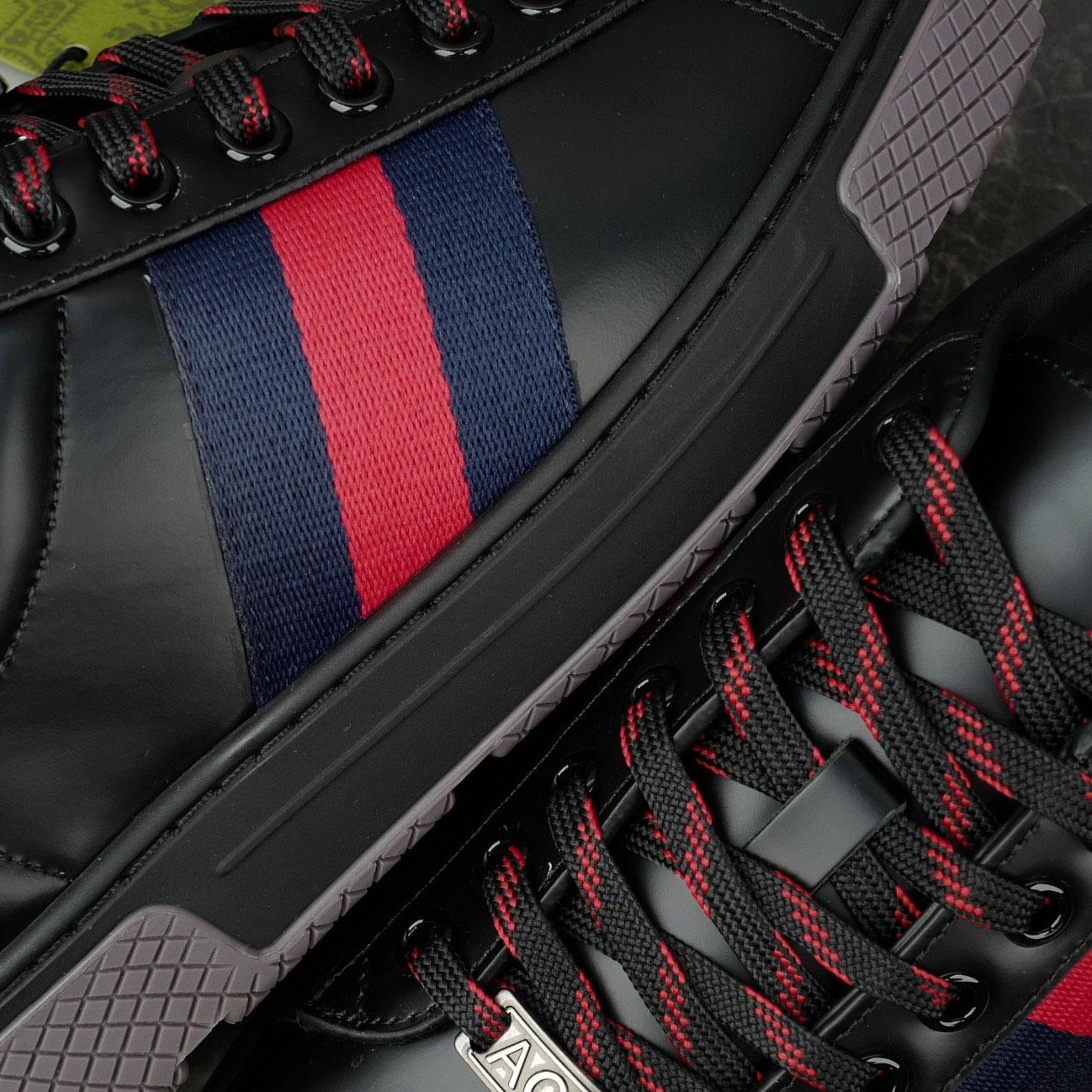 Gucci Ace Sneaker With Web - DopestKickz