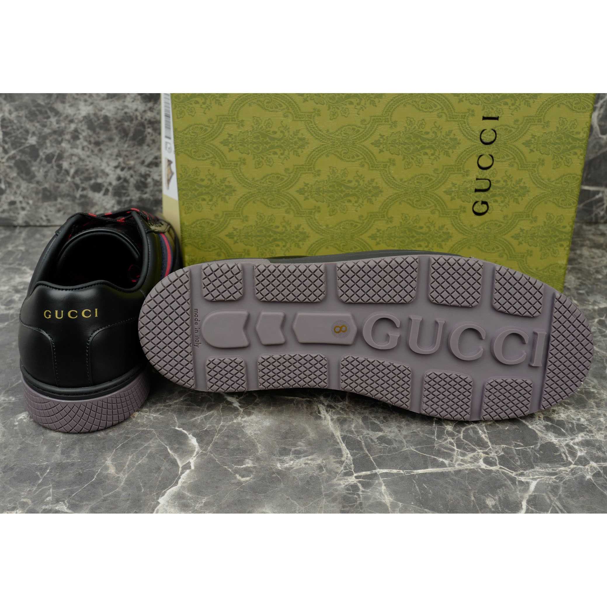 Gucci Ace Sneaker With Web - DopestKickz