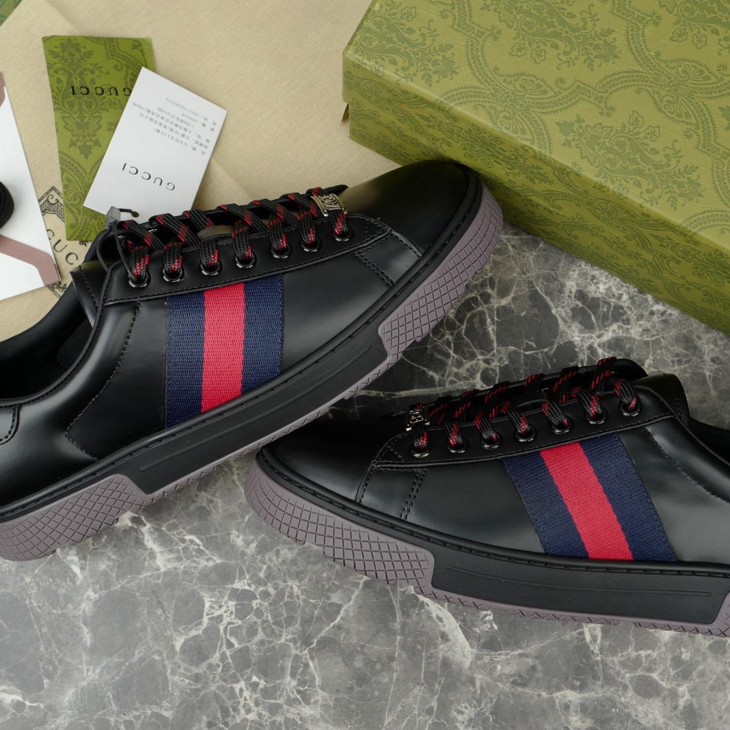 Gucci Ace Sneaker With Web - DopestKickz
