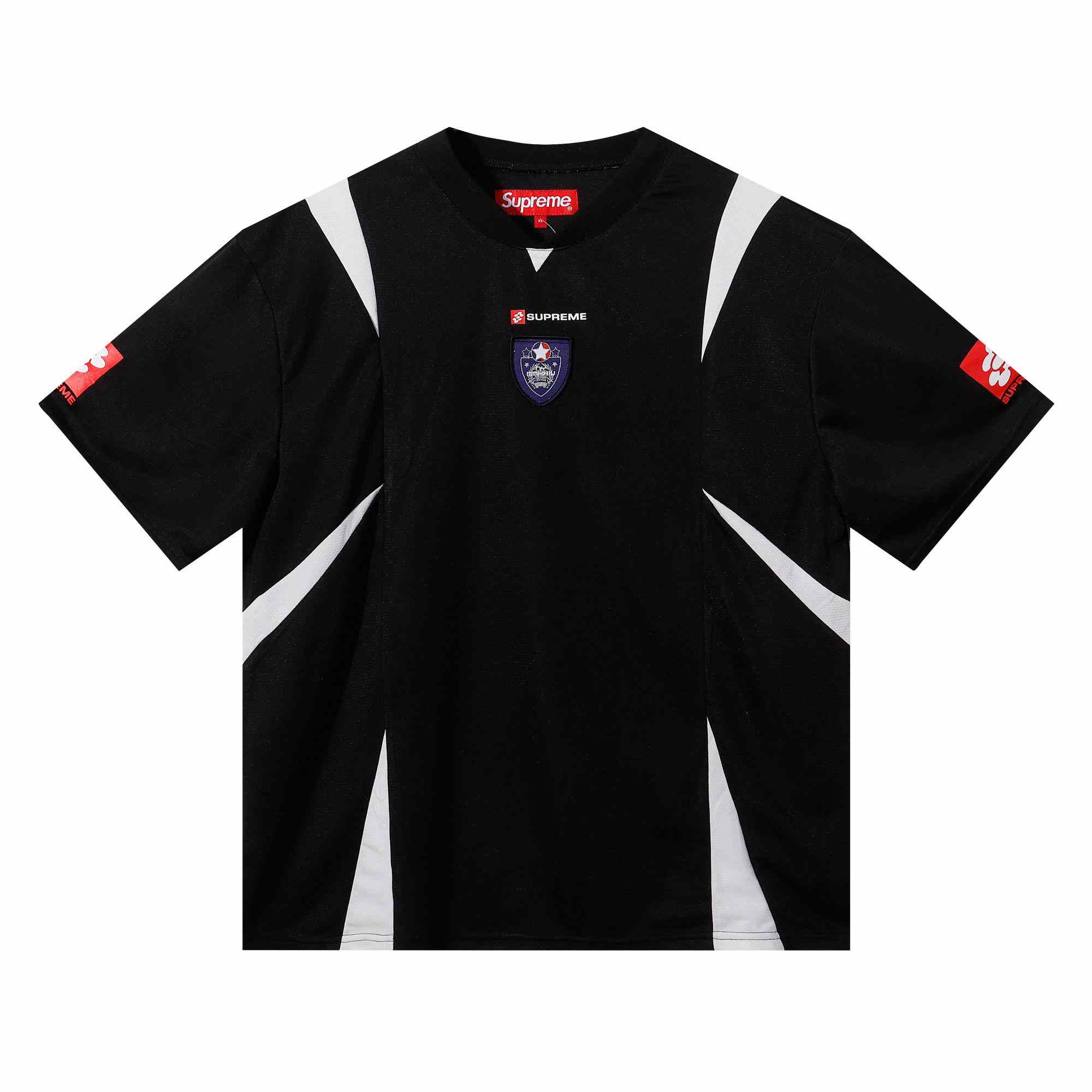Supreme Crest Soccer Jersey 'Black' - DopestKickz