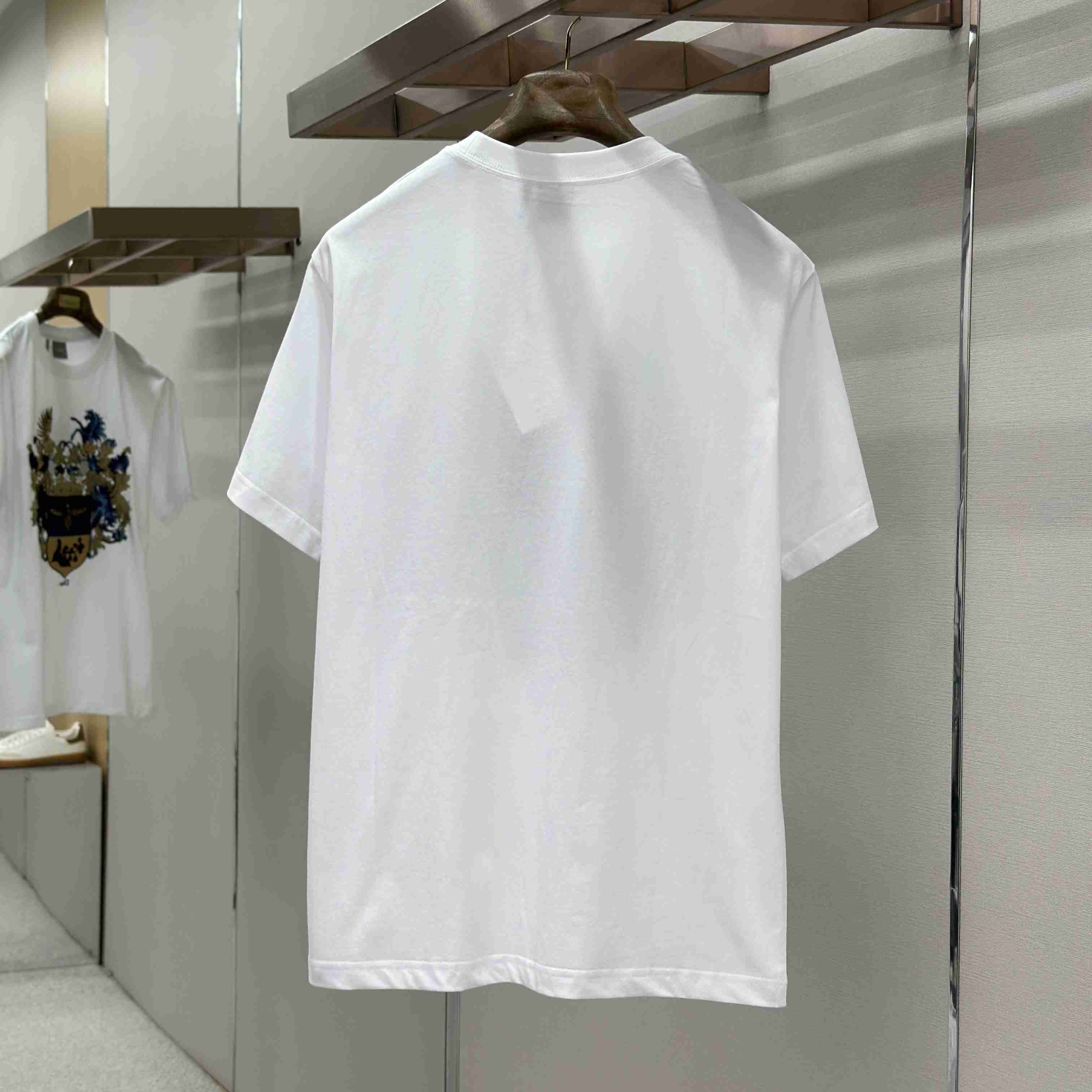 Dior T-Shirt With Dior Blason Print, Relaxed Fit - DopestKickz