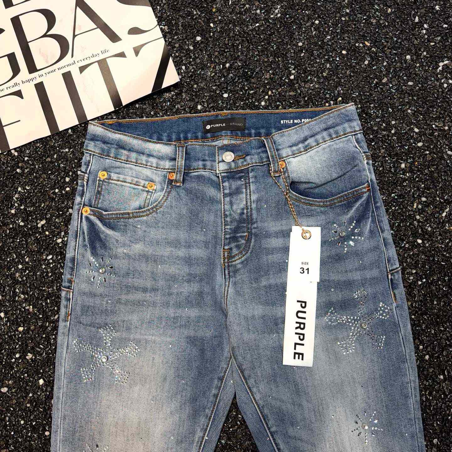 Purple-Brand Jeans  8520 - DopestKickz