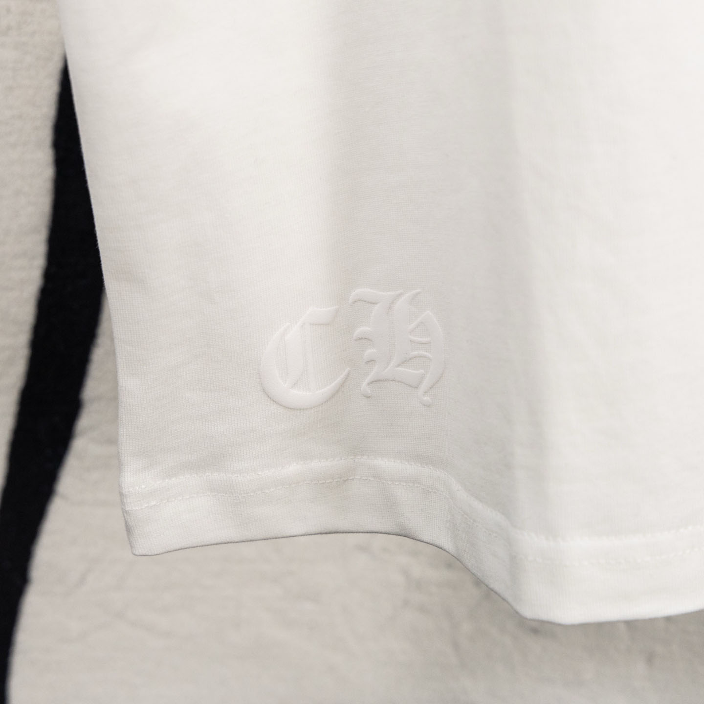 Chrome Hearts Cemetery Cross Tire Tracks T-Shirt 'White' - DopestKickz