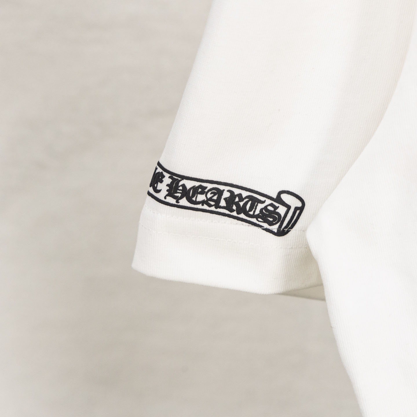 Chrome Hearts Cemetery Cross Tire Tracks T-Shirt 'White' - DopestKickz