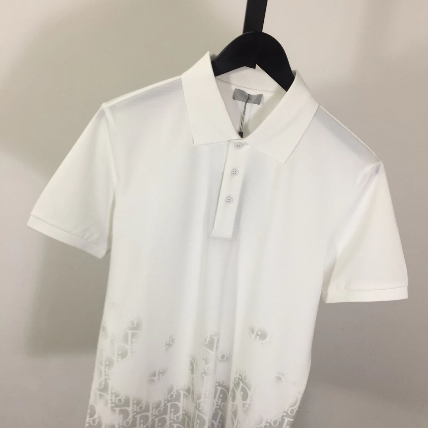 Dior Gradient Monogram Cotton Polo Shirt - DopestKickz