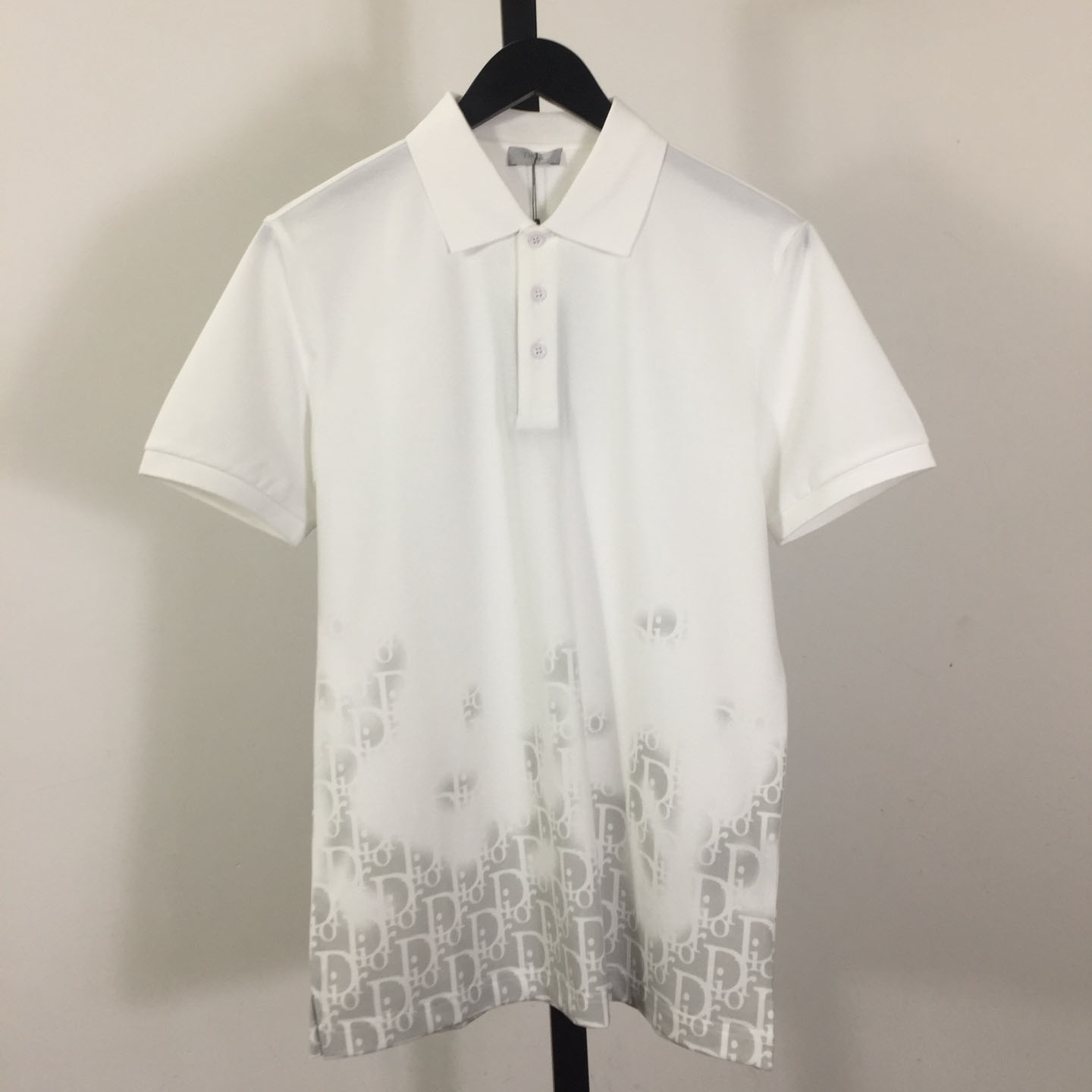 Dior Gradient Monogram Cotton Polo Shirt - DopestKickz