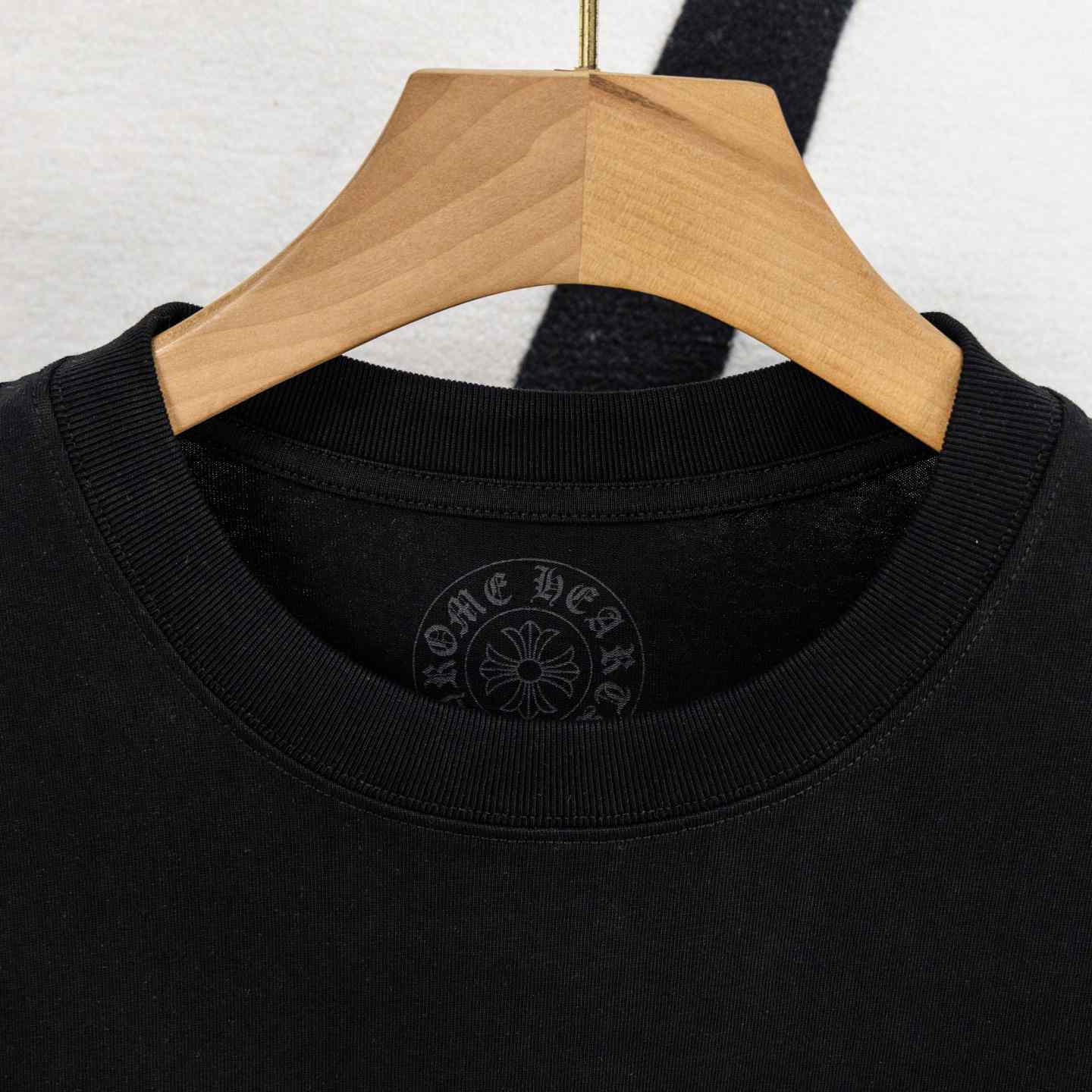 Chrome Hearts Triple Cross Hollywood Pocket Tee 'Black/Orange' - DopestKickz