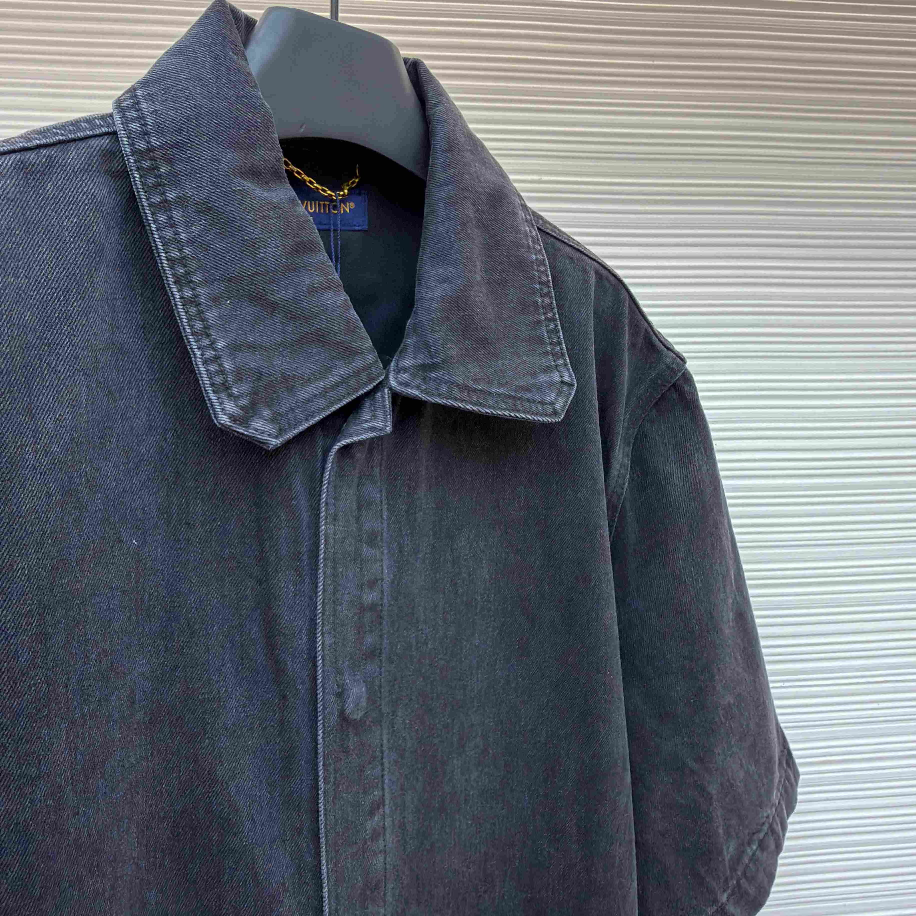 Louis Vuitton Short Sleeve Denim Workwear Shirt - DopestKickz