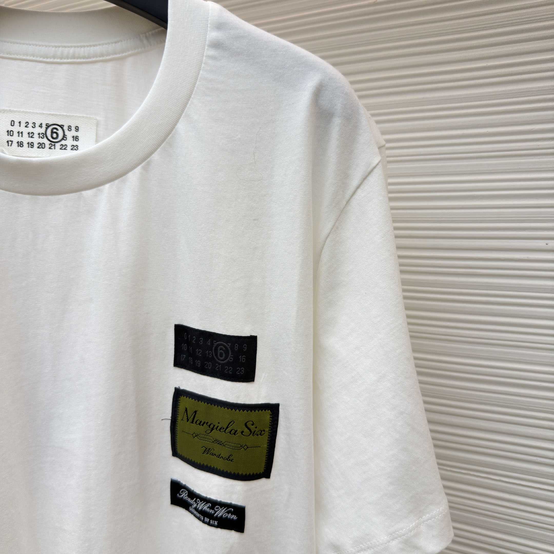 Maison Margiela White Label Patch T-shirt - DopestKickz