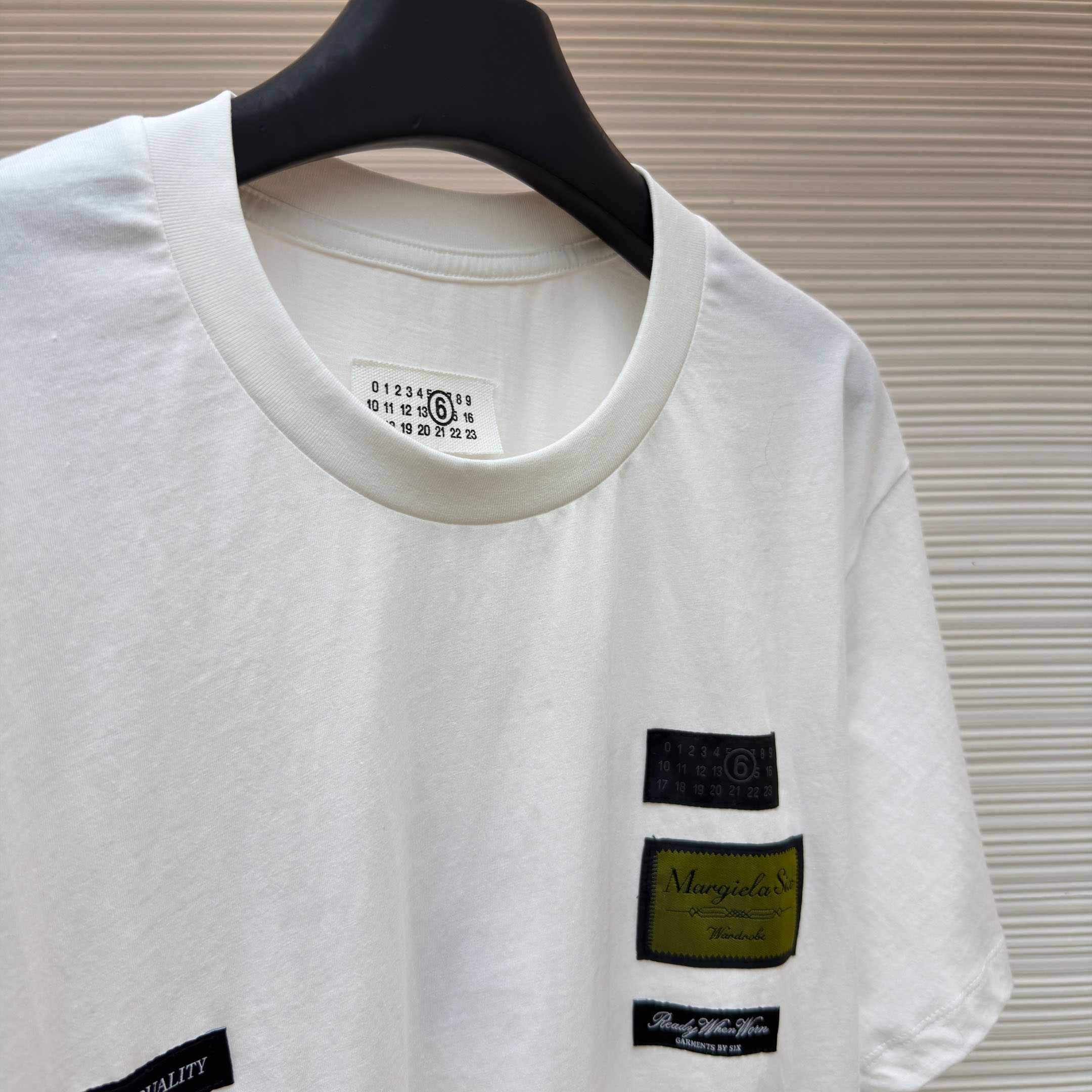 Maison Margiela White Label Patch T-shirt - DopestKickz