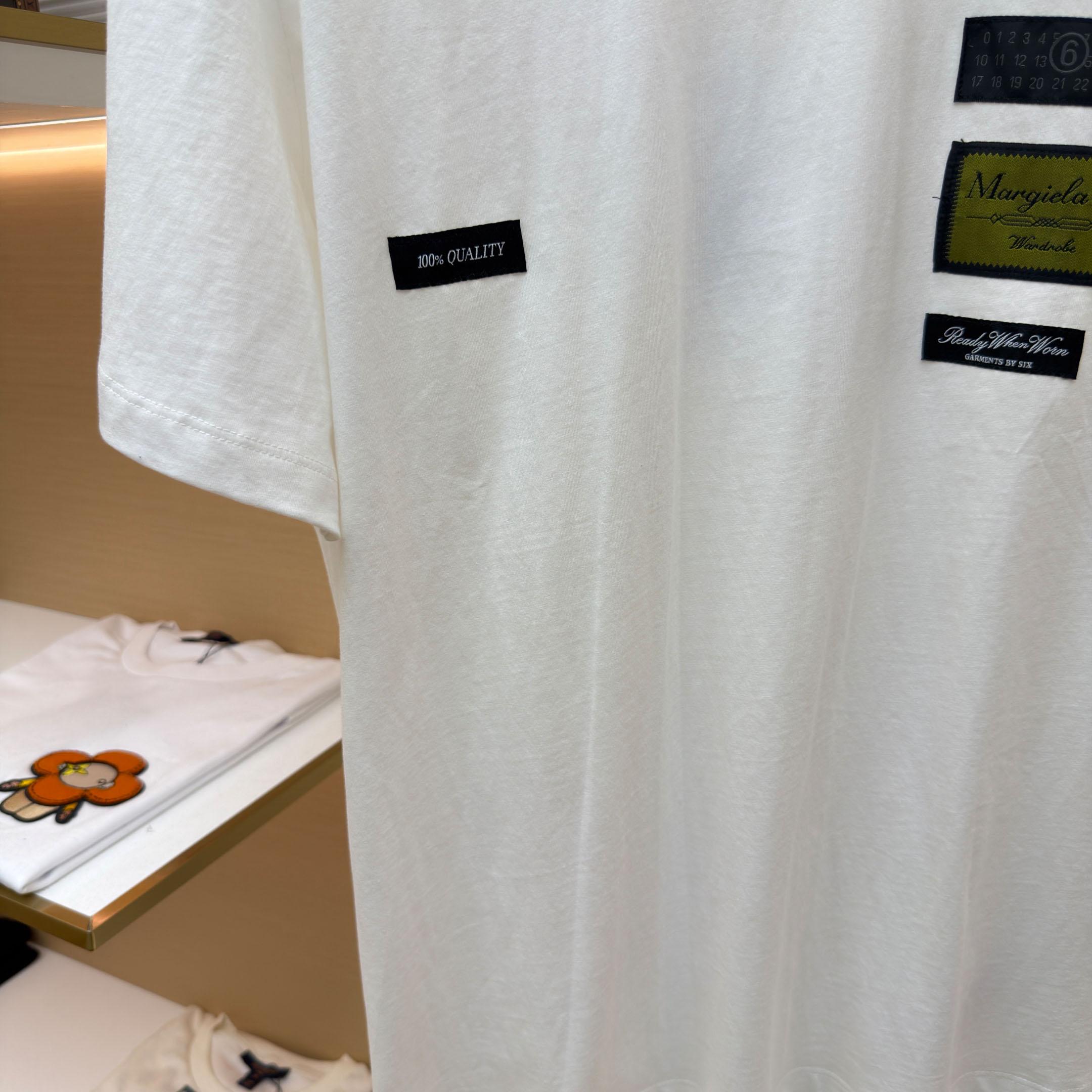 Maison Margiela White Label Patch T-shirt - DopestKickz