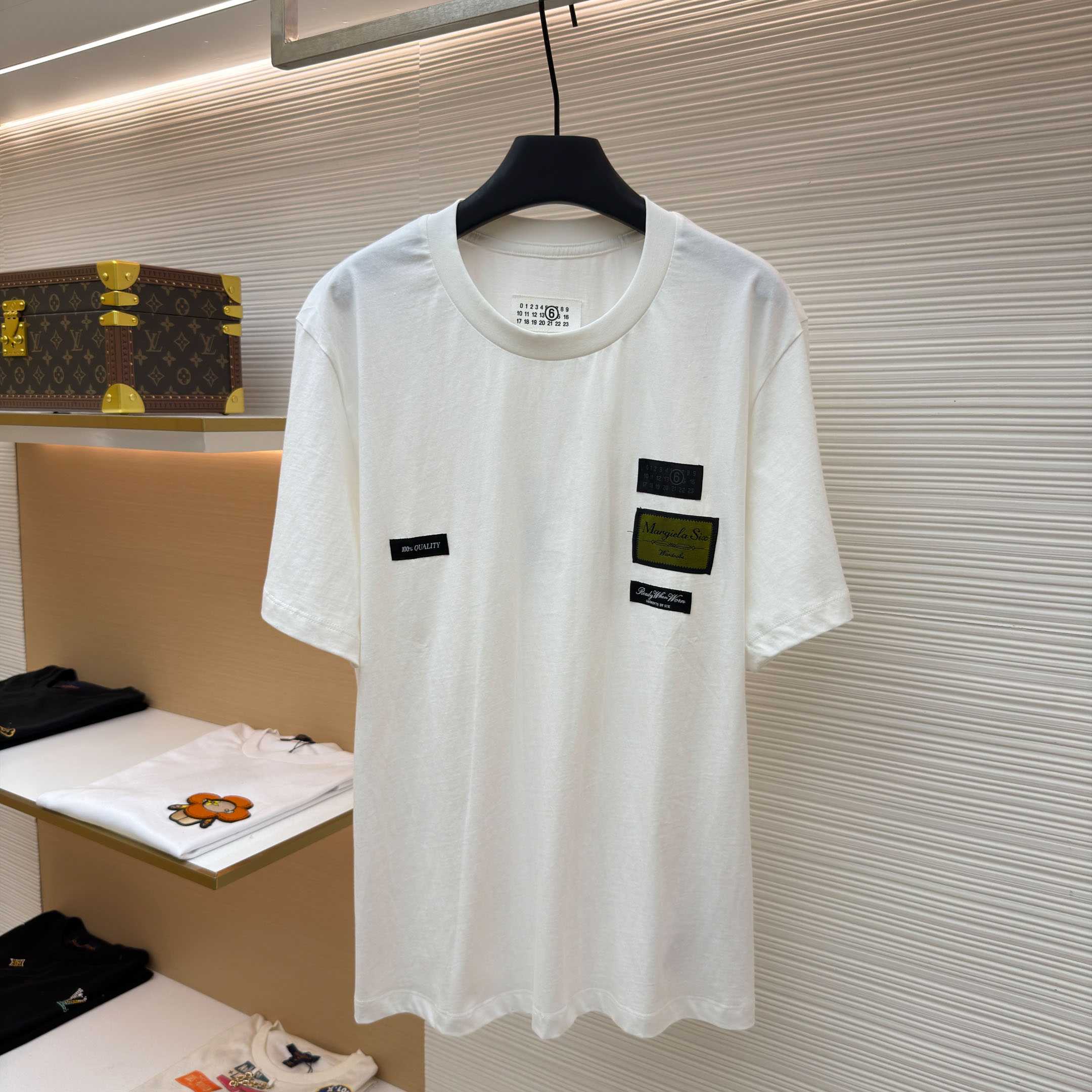 Maison Margiela White Label Patch T-shirt - DopestKickz