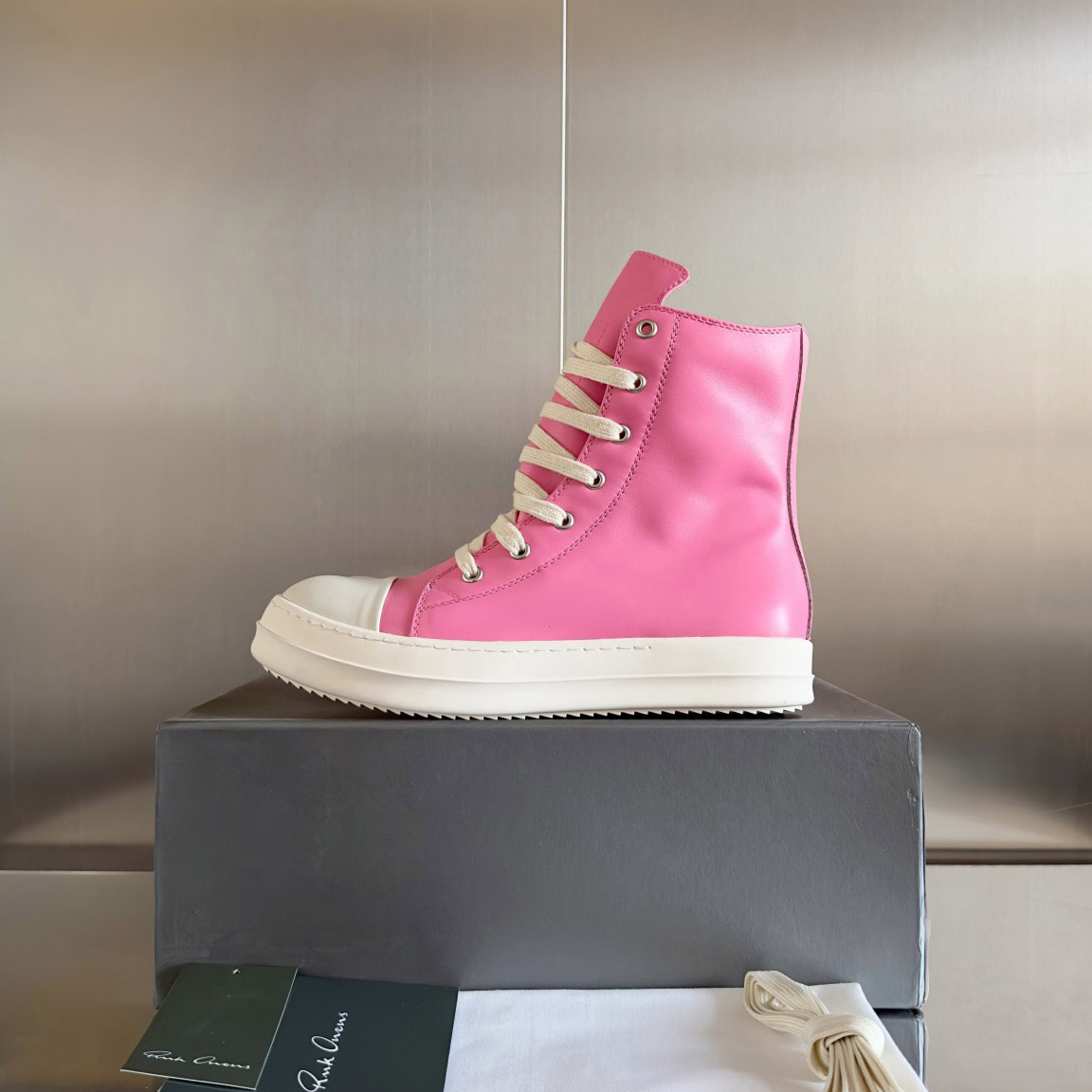 Rick Owens Drkshdw Ramones Canvas Low - DopestKickz