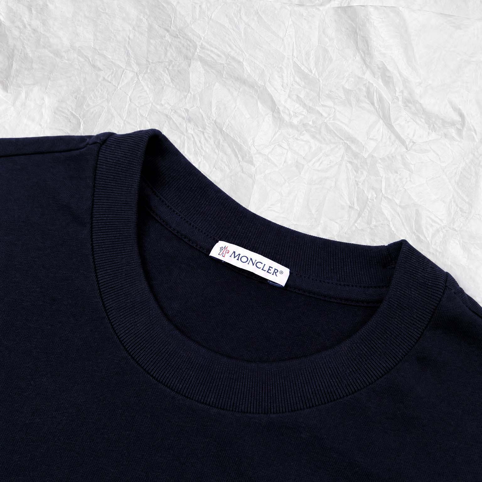 Moncler Striped Logo Cotton Jersey T-Shirt - DopestKickz