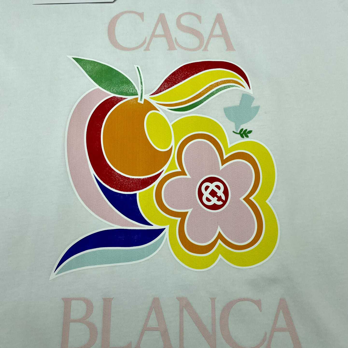 Casablanca Le Pouvoir Des Fleurs T-Shirt 'White' CA5074 - DopestKickz