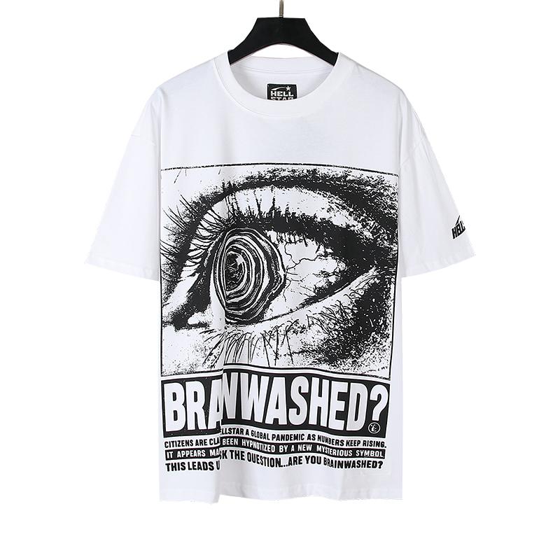 Hellstar Eyeball T-Shirt 'White' - DopestKickz