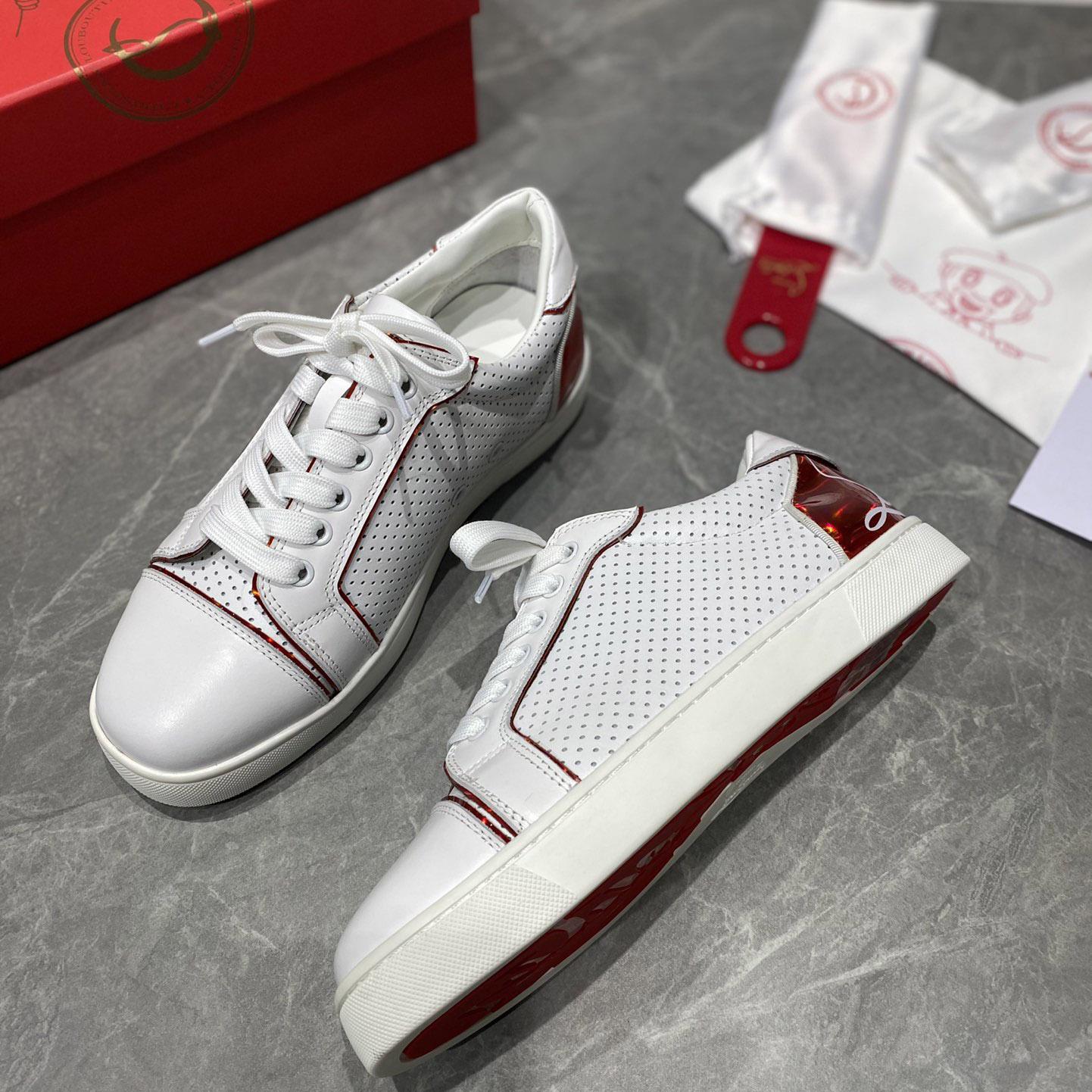 Christian Louboutin Wmns Fun Vieira 'White Red' - DopestKickz