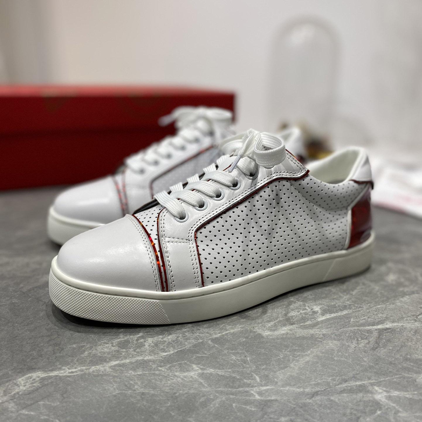 Christian Louboutin Wmns Fun Vieira 'White Red' - DopestKickz