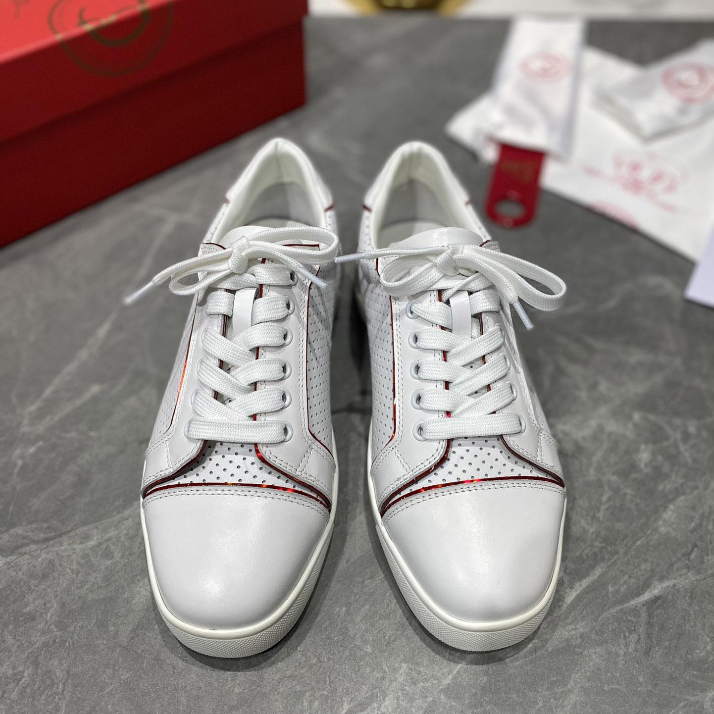 Christian Louboutin Wmns Fun Vieira 'White Red' - DopestKickz
