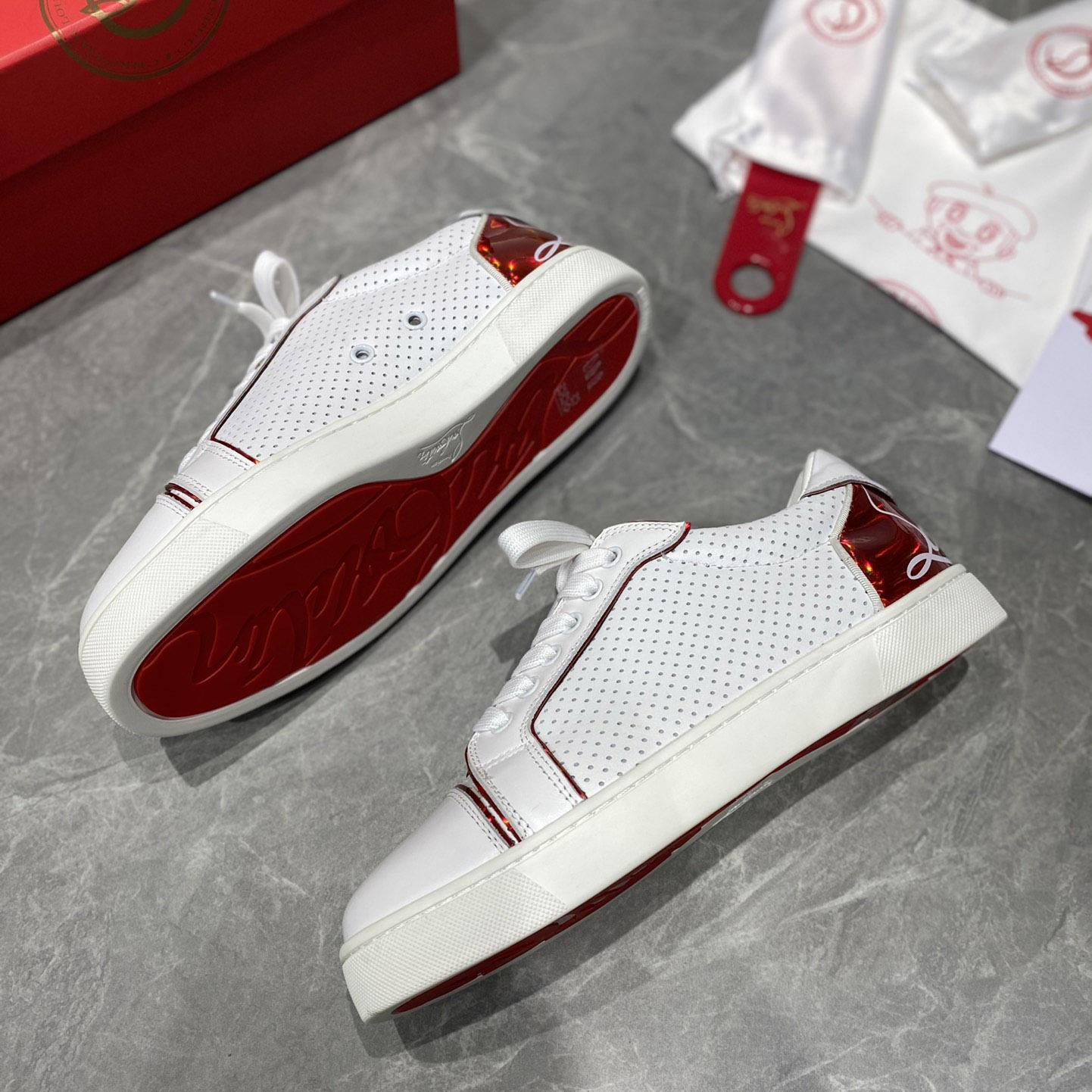 Christian Louboutin Wmns Fun Vieira 'White Red' - DopestKickz